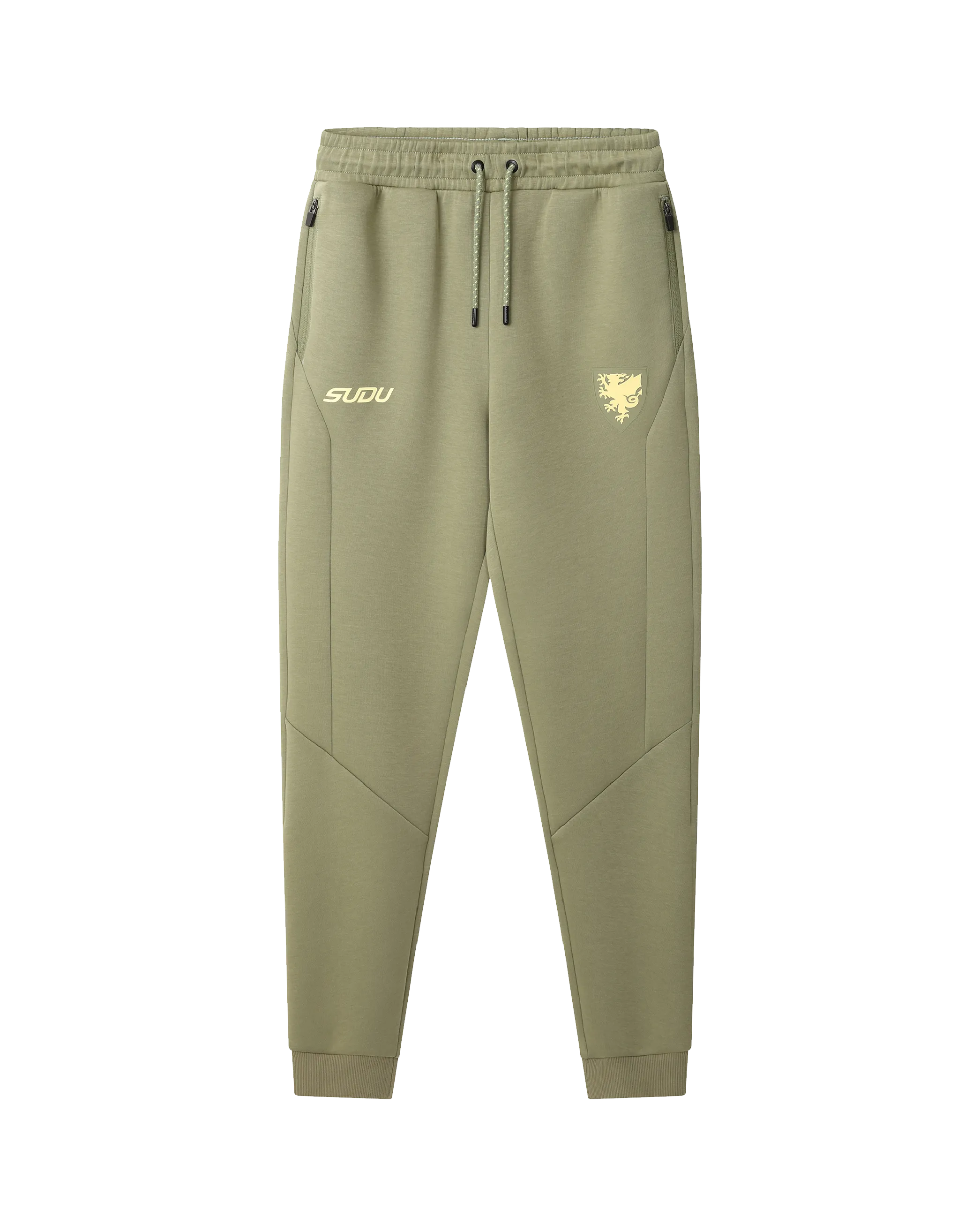Wales Travel SUDU 2026-27 Players Away Pantaloni Tuta Verde Oliva