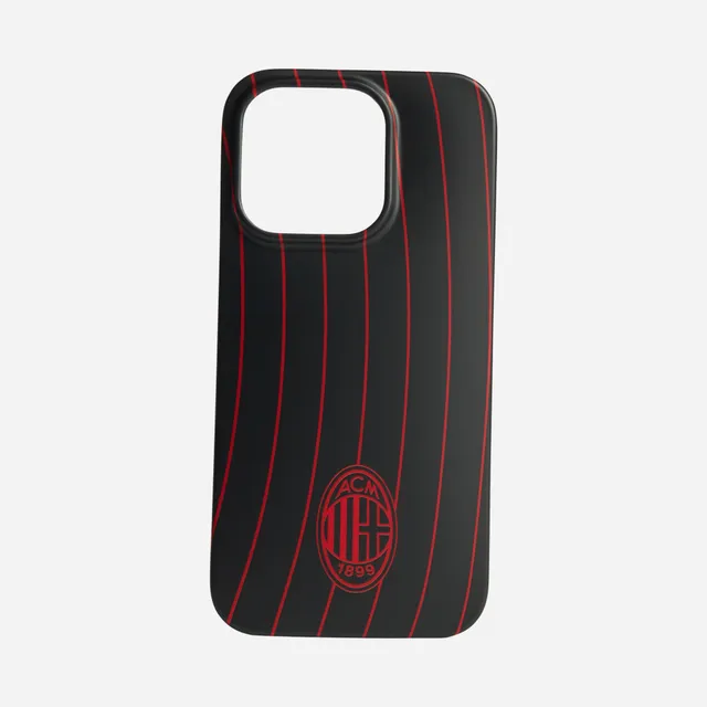 AC Milan cover telefono nera logo iPhone 14 Pro Max