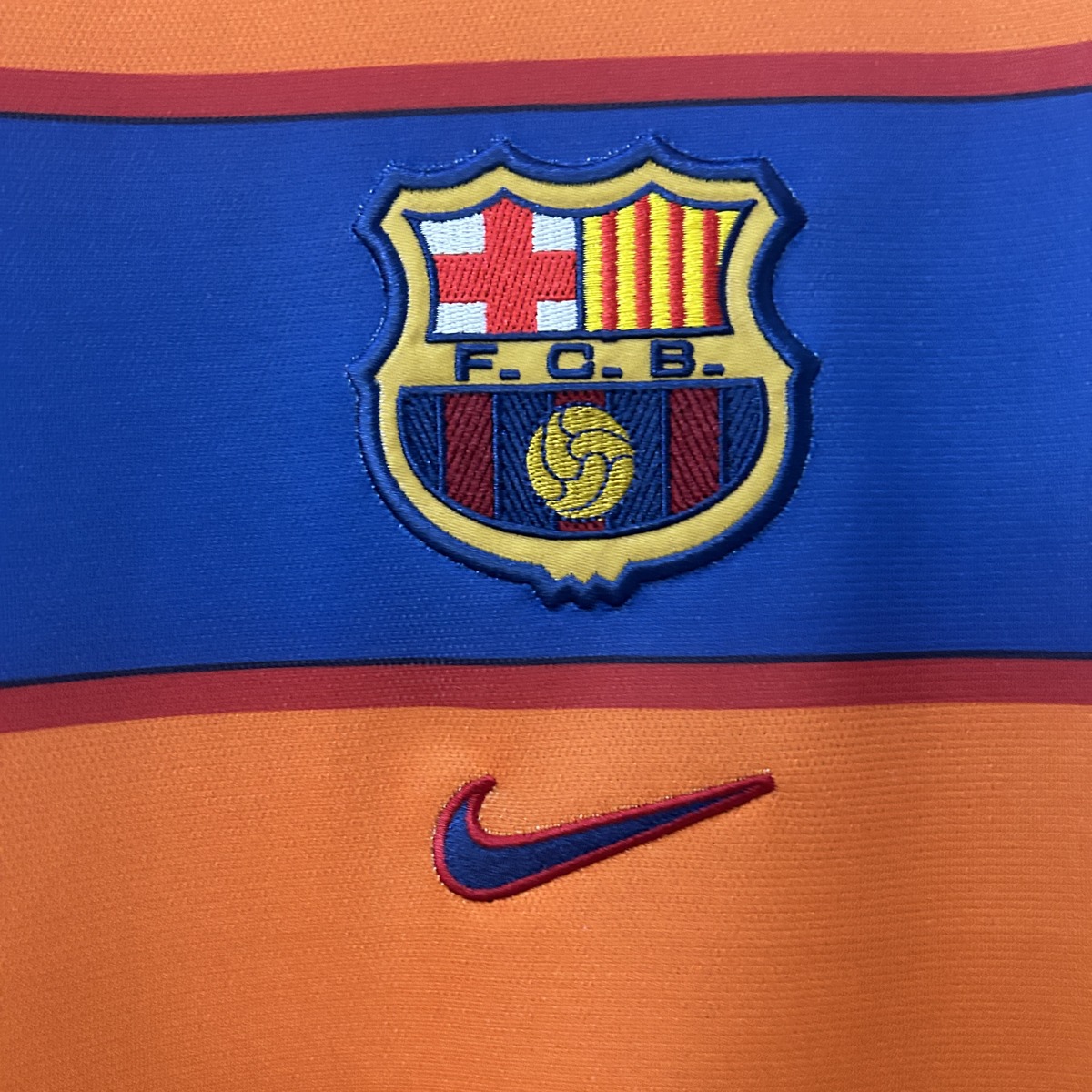 Barcellona Third 1998/99 Maglia Retro Arancione