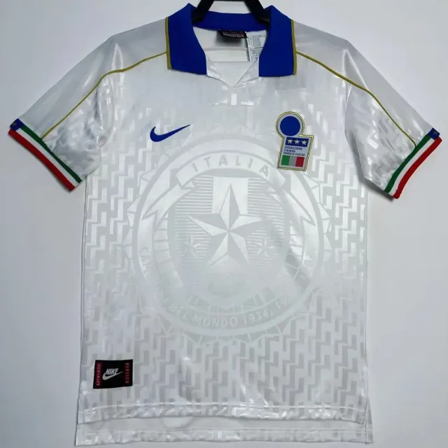 Tifoso Store Maglie da Calcio Seconda Maglia Italia 1995 maglia bianca