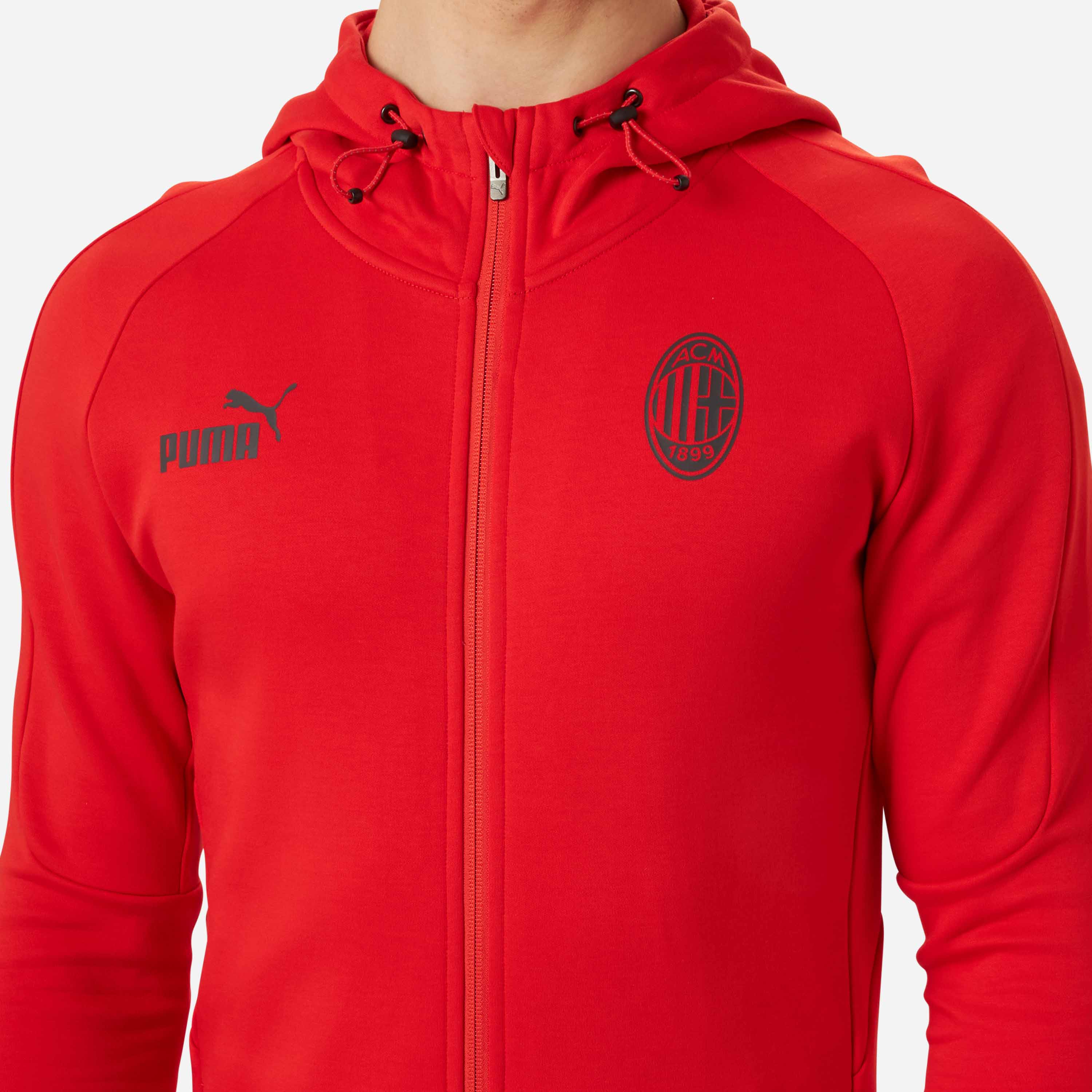 AC Milan Casuals 2022/23 Giacca Uomo con Cappuccio M