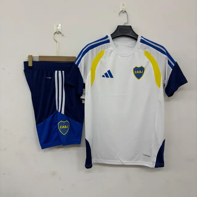 Boca Juniors 2026/27 set allenamento bianco maglia+pantaloncini