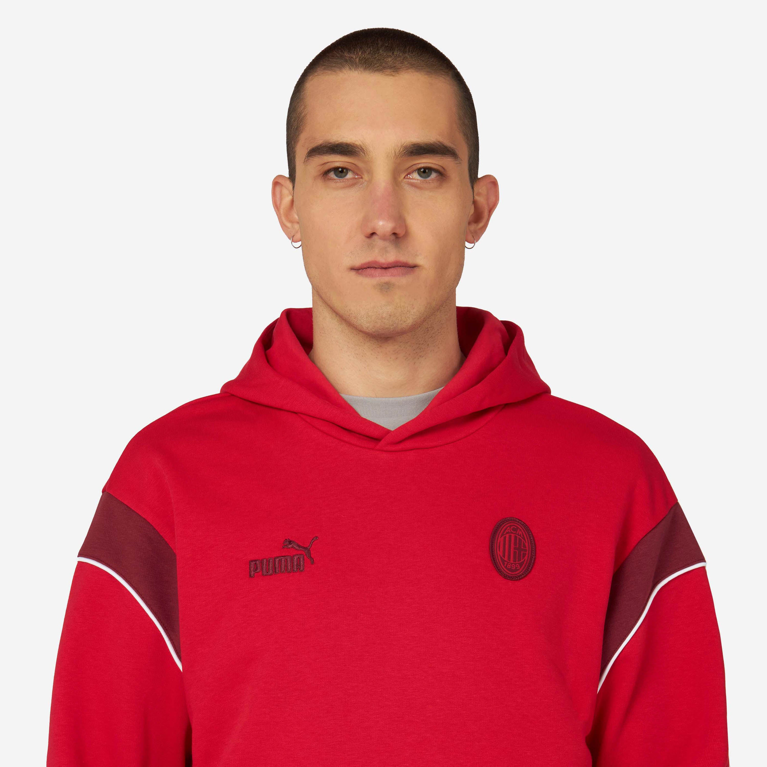 AC Milan Felpe e Giacche Milan Archive Hoodie felpa zip uomo