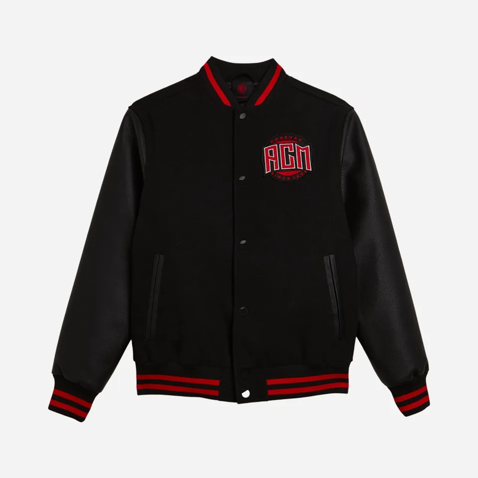 Forever Milan Kids Giacca Varsity Nera 8 Anni