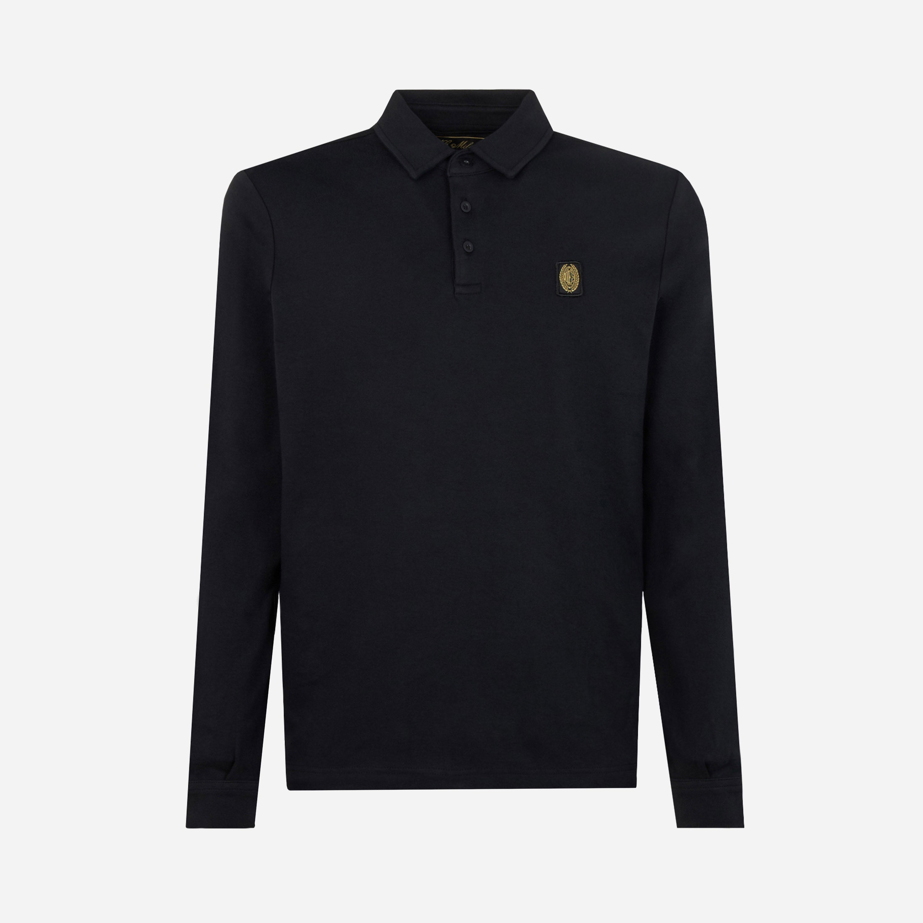 AC Milan Gold Essential polo uomo M manica lunga cotone