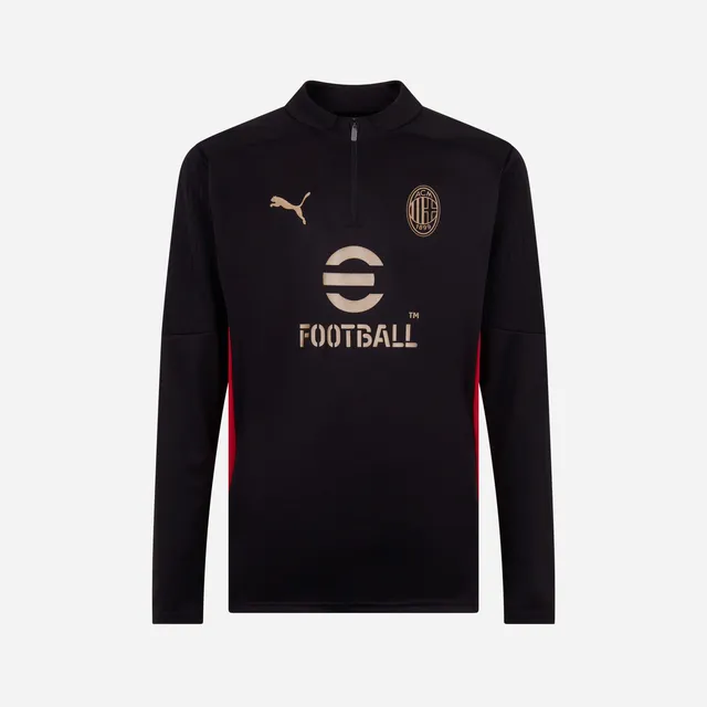 AC Milan Training 2024/25 felpa 1/4 zip uomo manica lunga