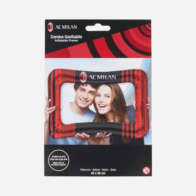AC Milan Souvenir Palloncino Gonfiabile Cornice 40x58 cm