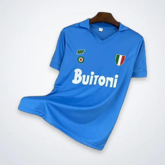 Tifoso Store Maglie da Calcio Maglia Napoli 1987/88 casa azzurra S-XXL