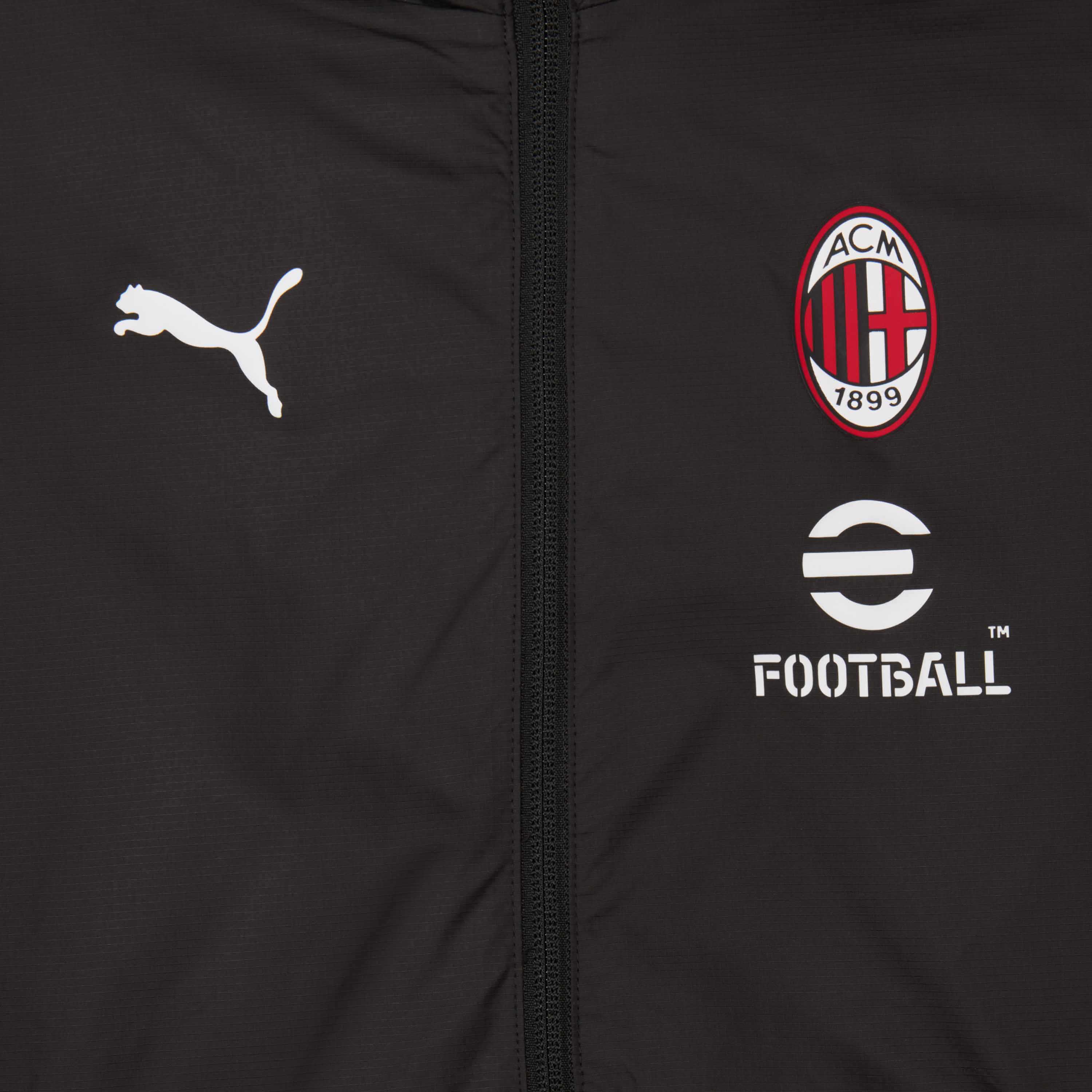 AC Milan Prematch 2023/24 giacca bambino zip cappuccio drycell