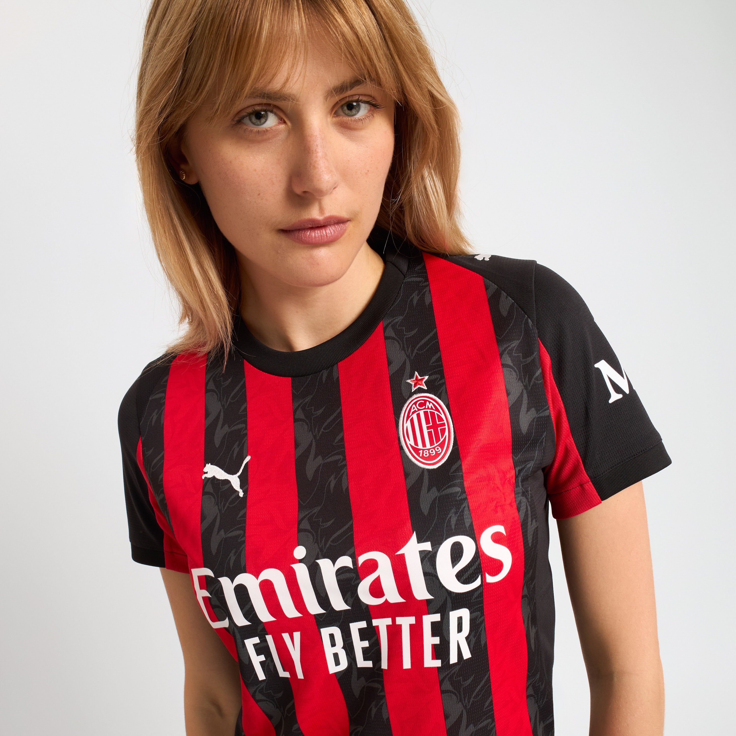 AC Milan Kit Gara Home 2025/26 maglia donna rossonera M