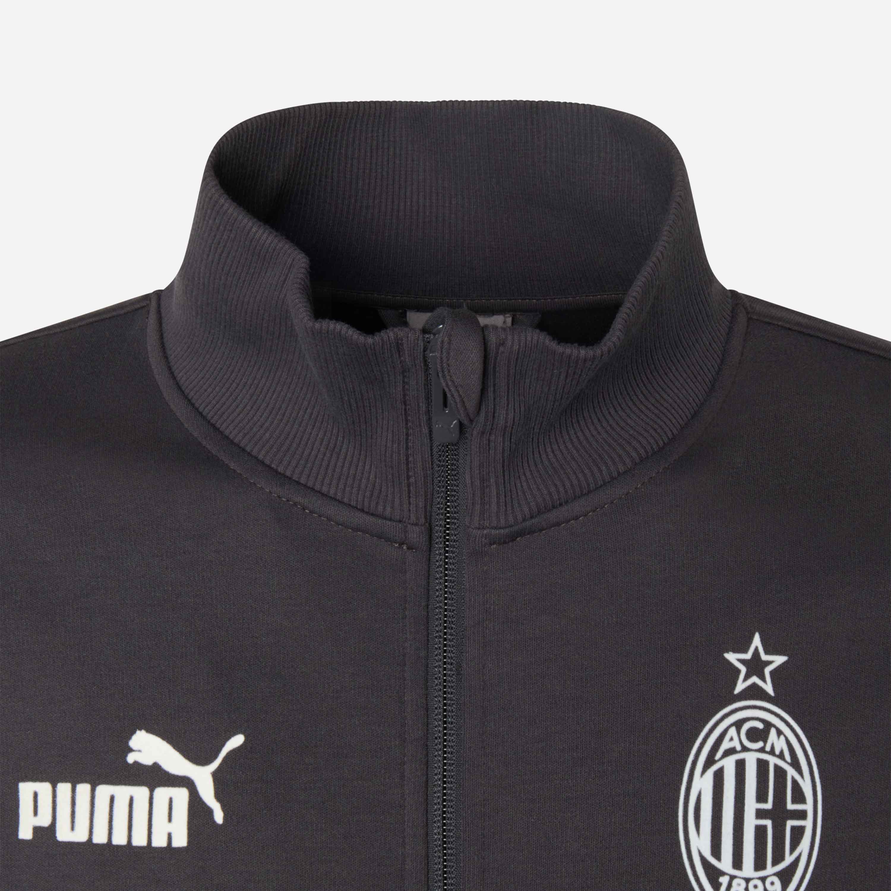 AC Milan Archive Collection felpa zip uomo verde taglia M