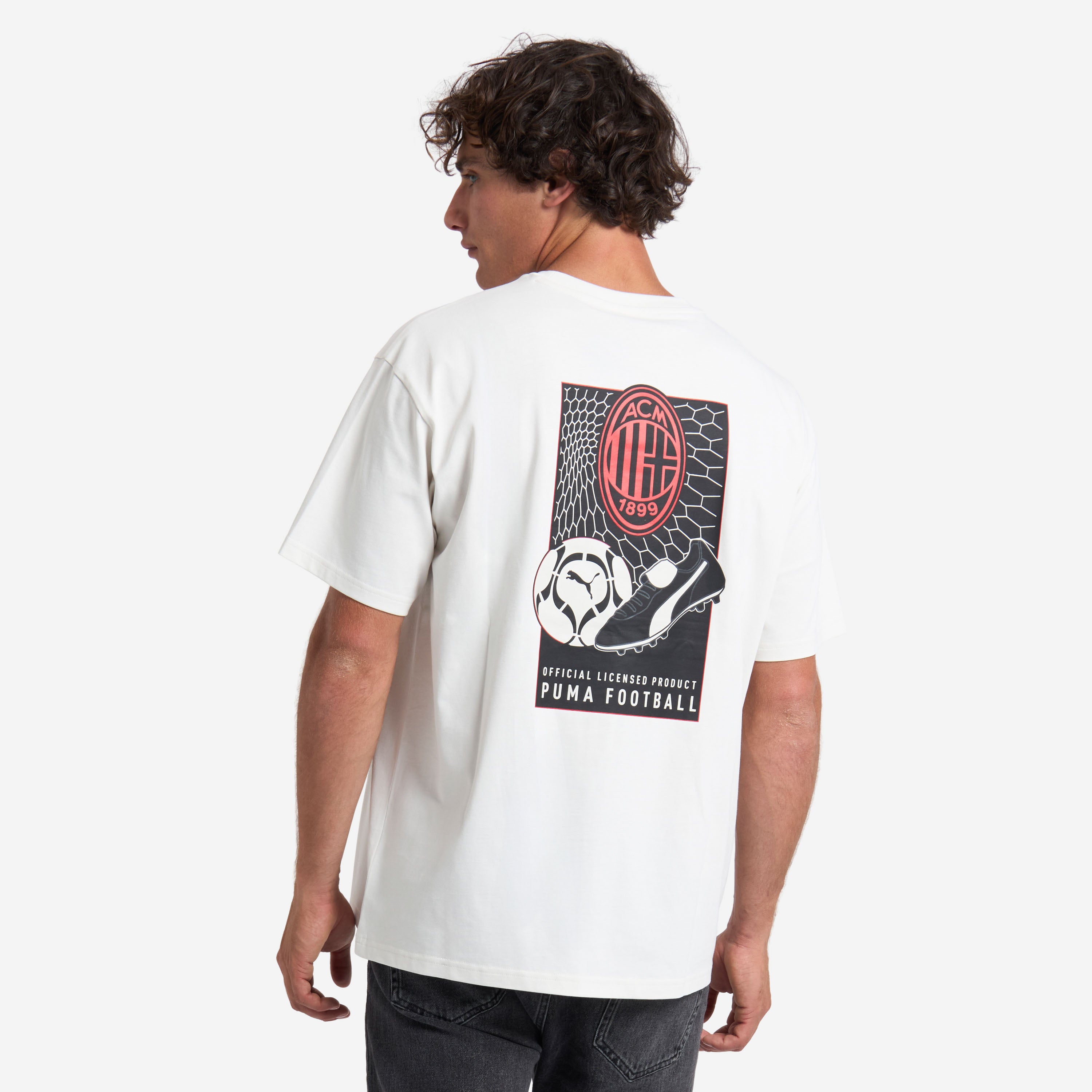 AC Milan Culture t-shirt bianca cotone uomo