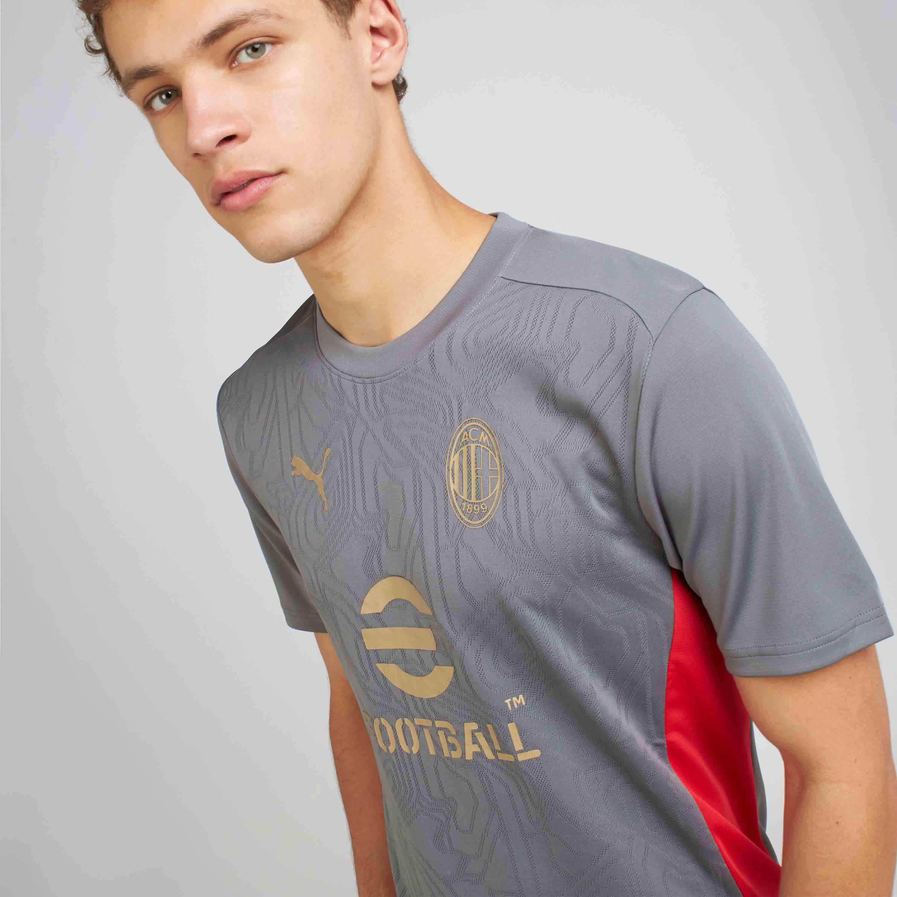 AC Milan Training 2024/25 maglia uomo slim