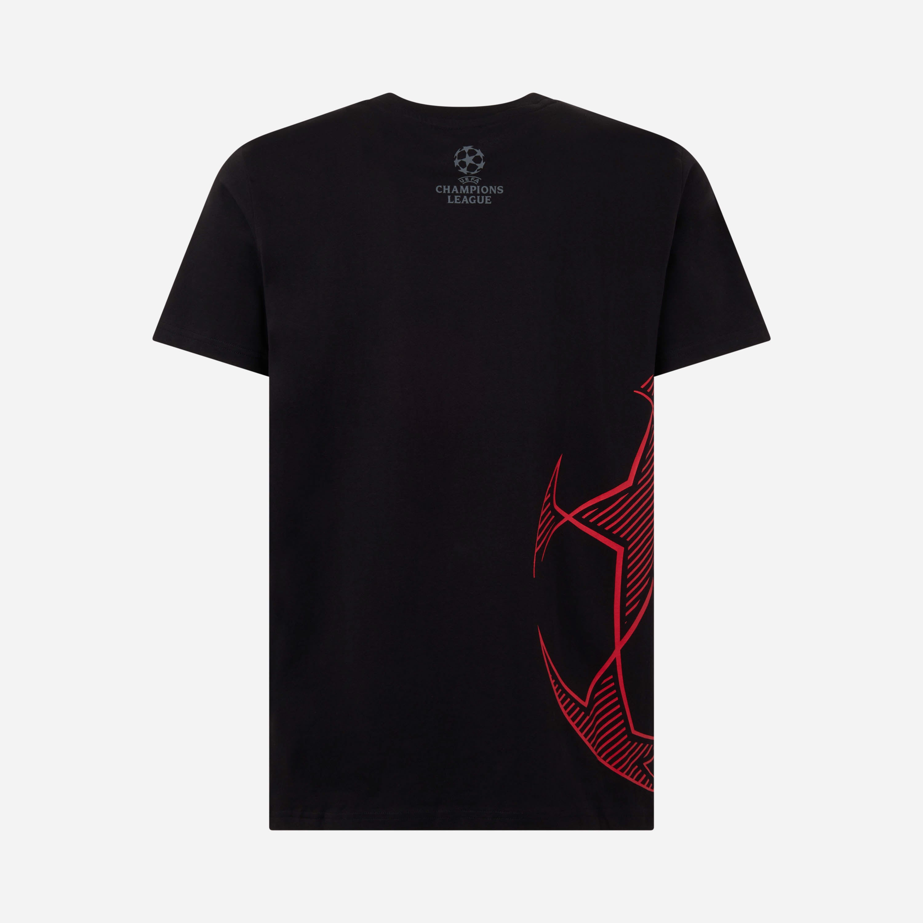 AC Milan Magliette Milan Printed T-Shirt Champions League maglietta nera uomo