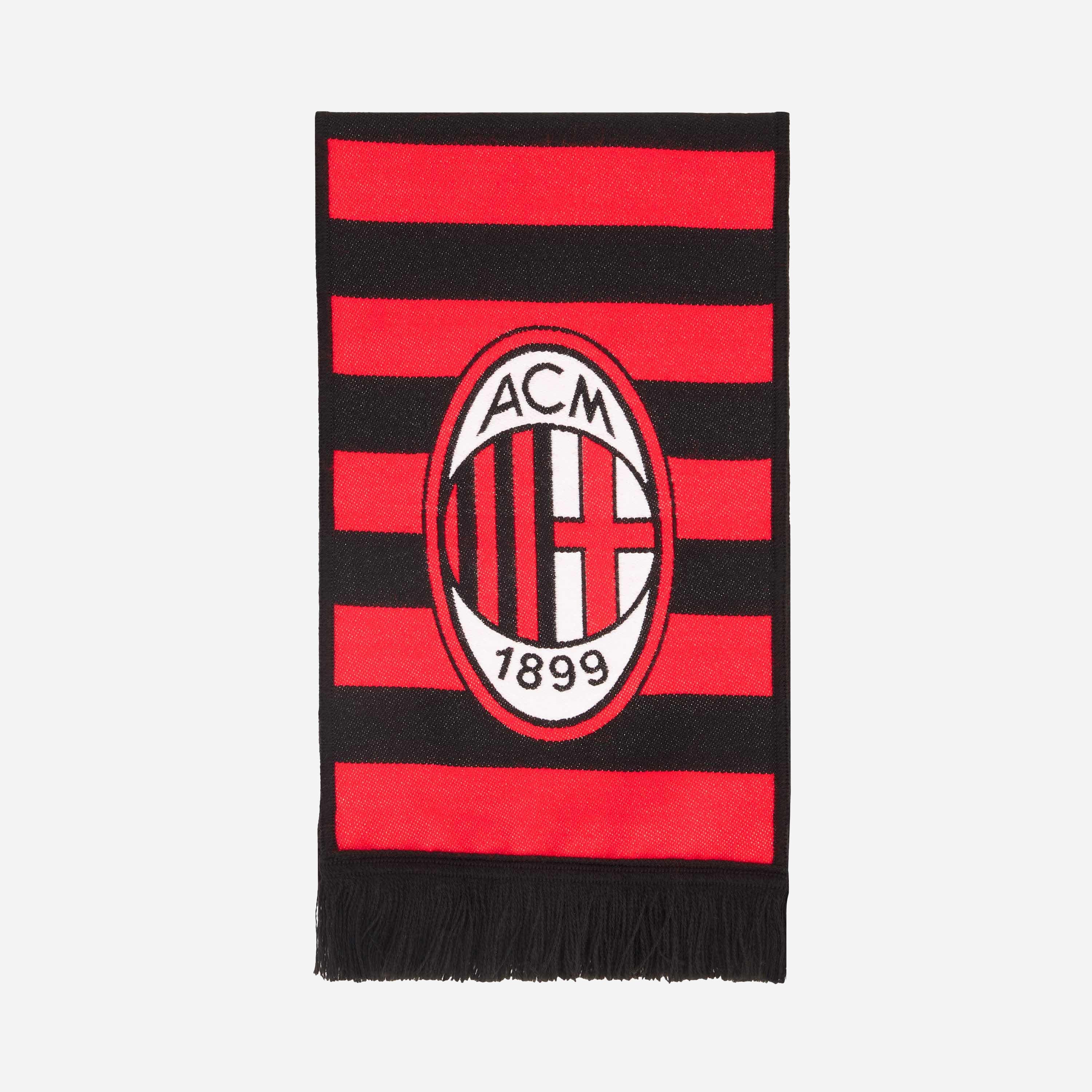 AC Milan Stripes sciarpa rossonera con logo