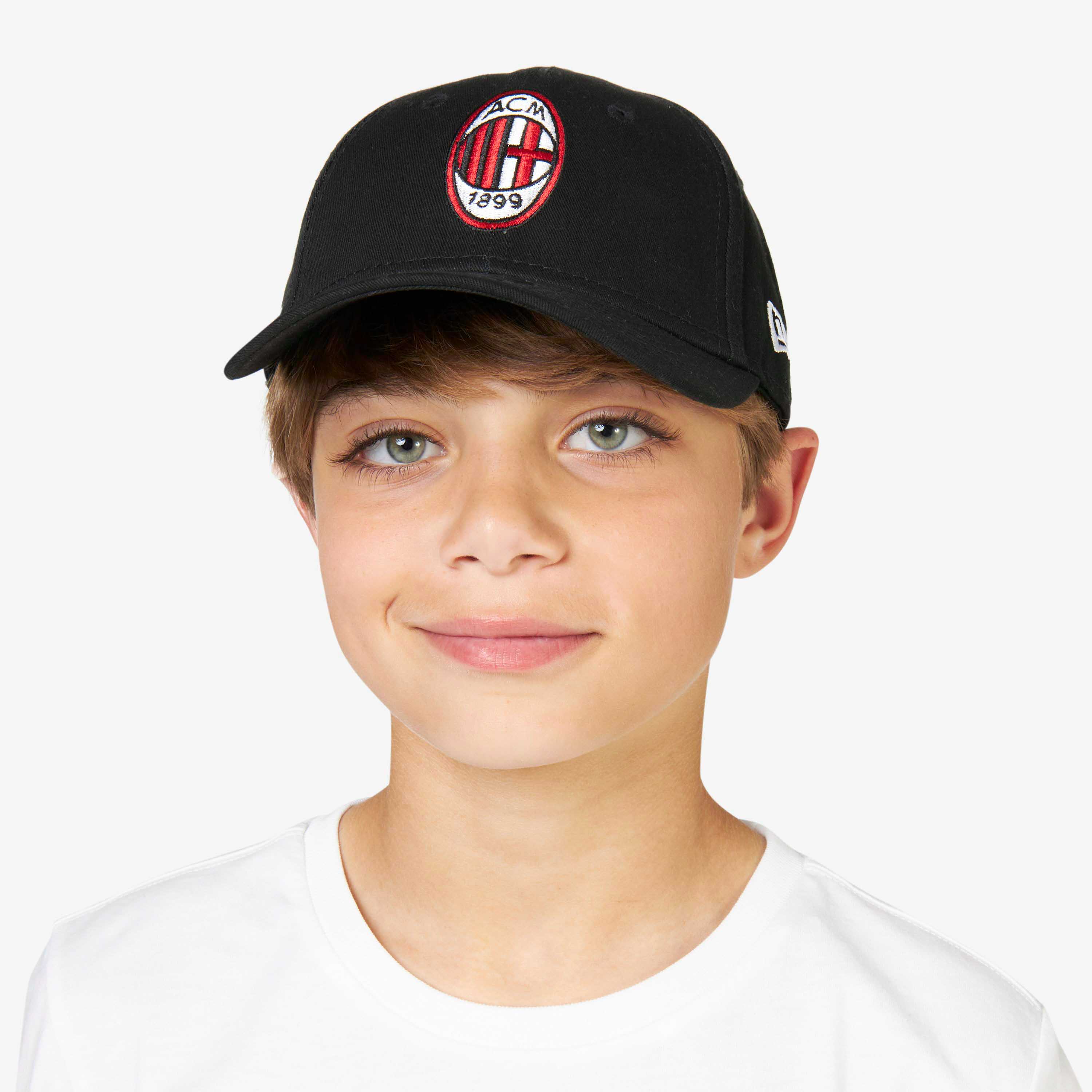 AC Milan New Era 9Forty Youth Cappello Logo Bambino Cotone