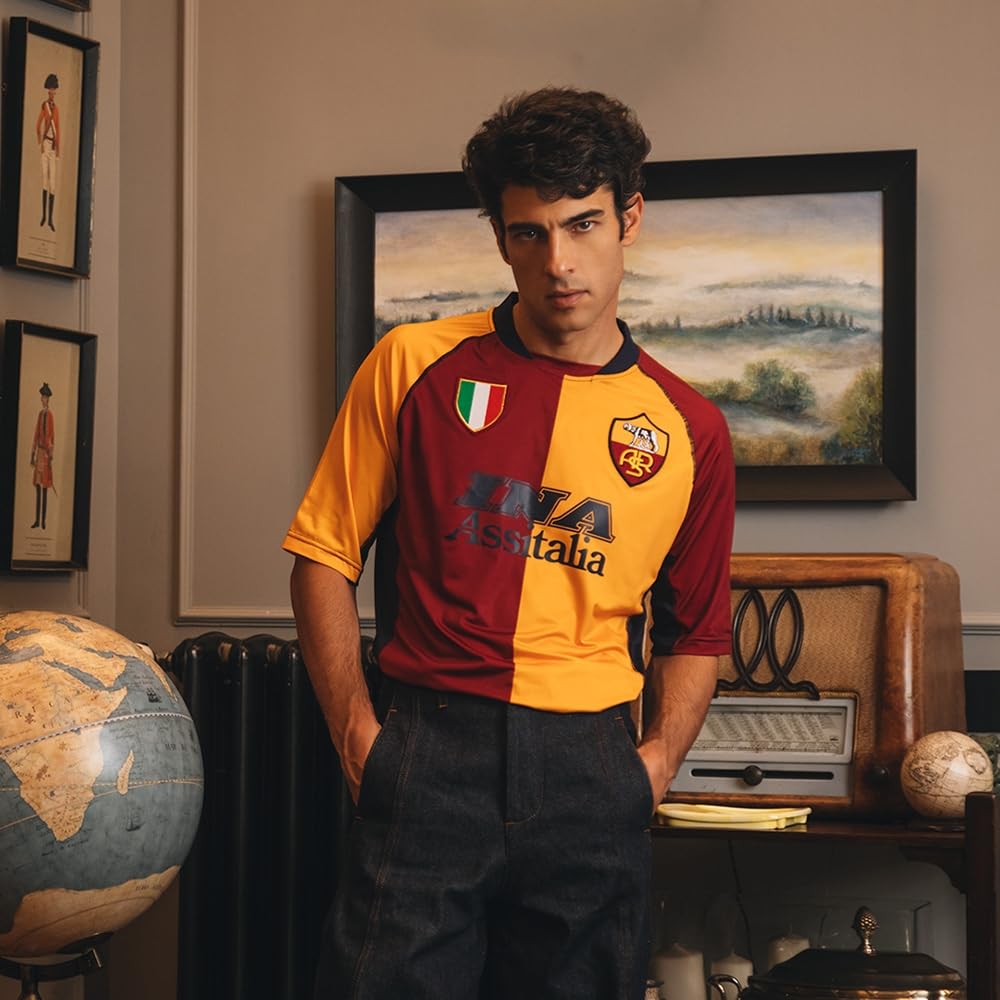 AS Roma Maglia Vintage 2001-2002 Champions taglia L