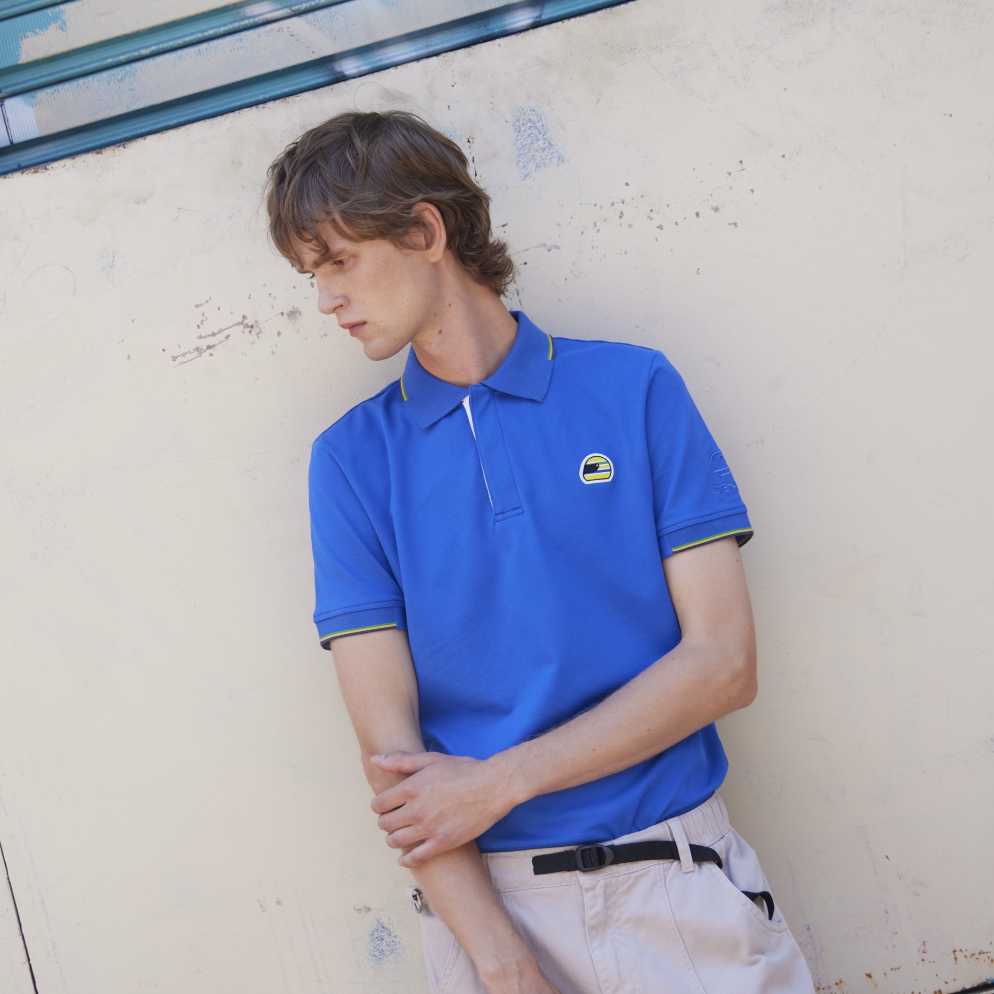 Senna Legacy Polos Helmet polo bianca L