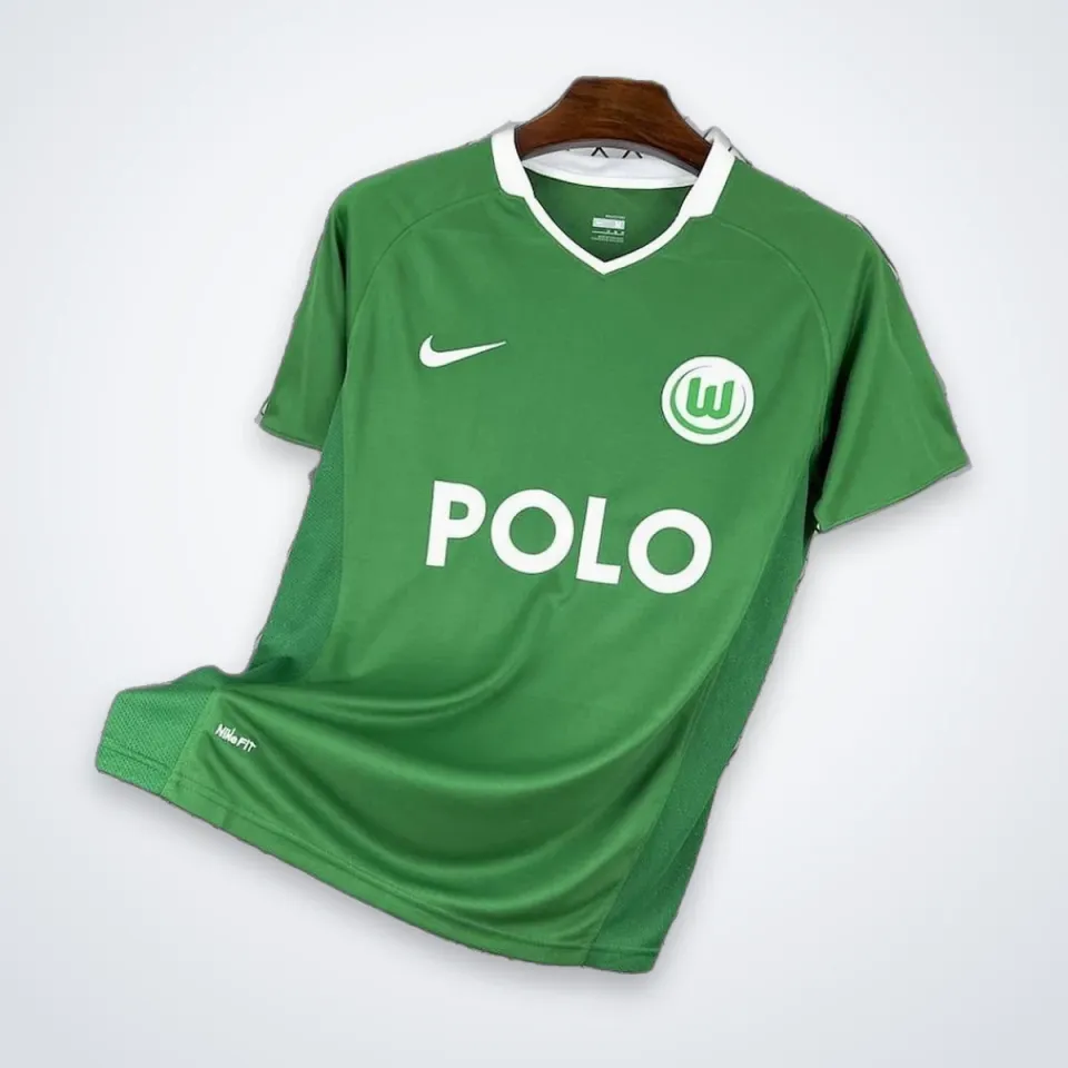 Tifoso Store Wolfsburg 2008/09 Maglia Calcio Verde Retro