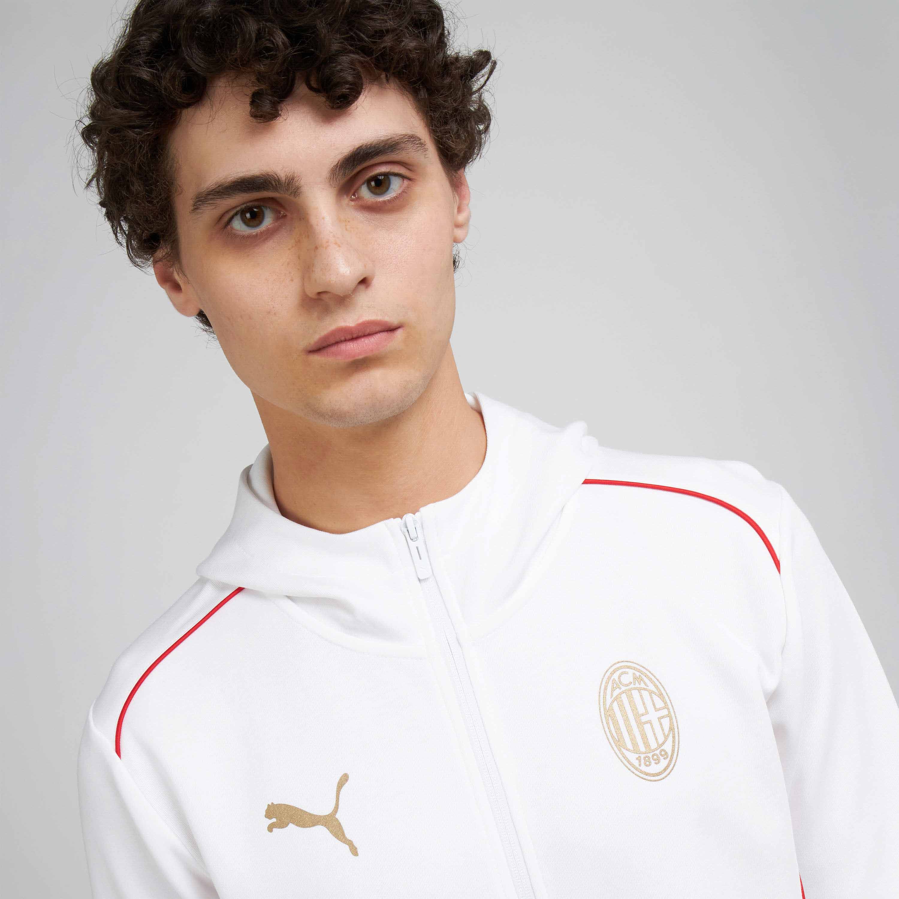 AC Milan Casuals 2024/25 Giacca Zip Cappuccio uomo cotone