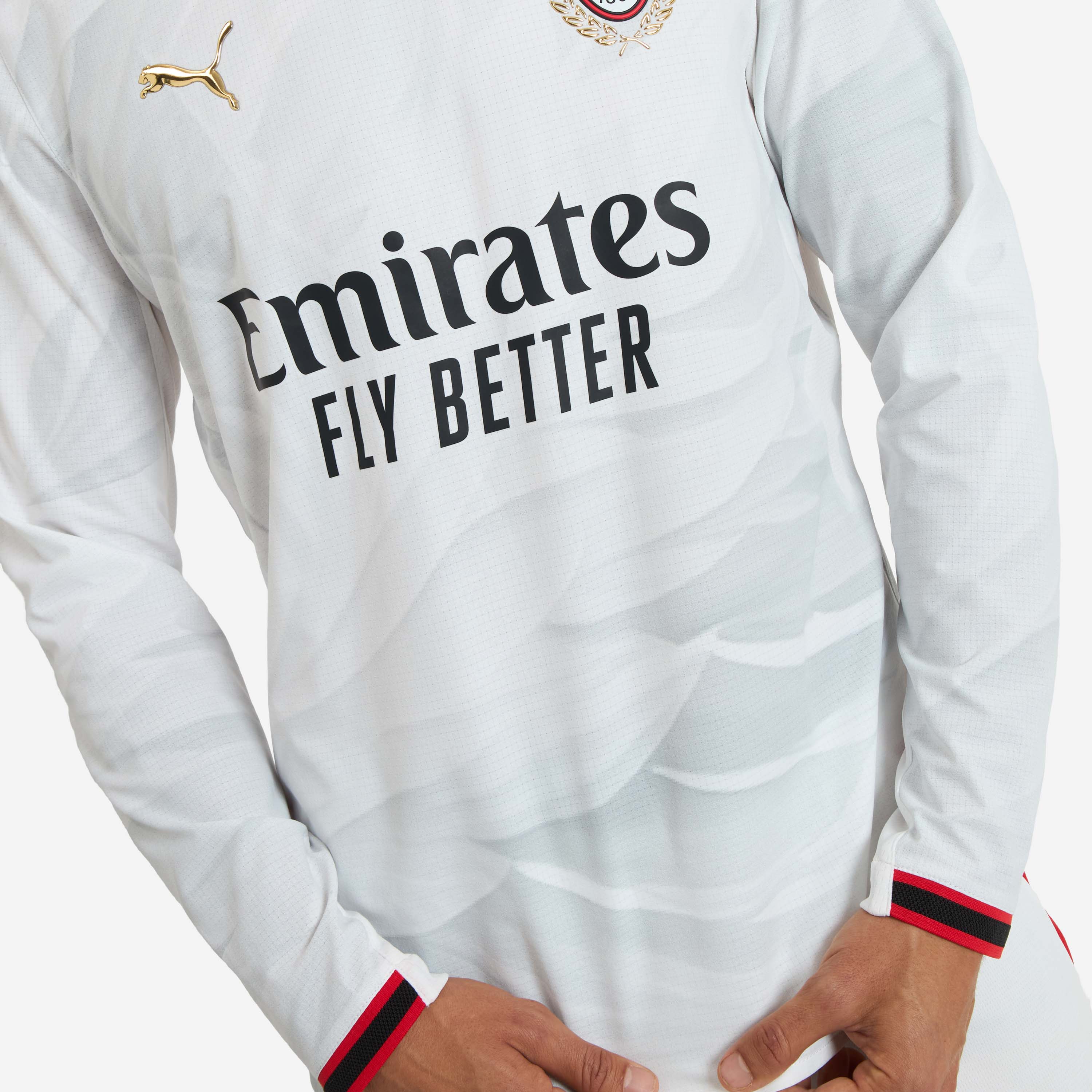 AC Milan 2026/27 Away Authentic maglia manica lunga taglia L