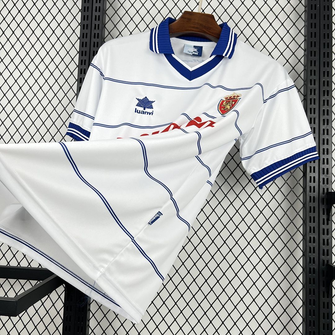 Tifoso Store Maglie da Calcio Maglia Real Zaragoza 2000/01 maglia S-XXL