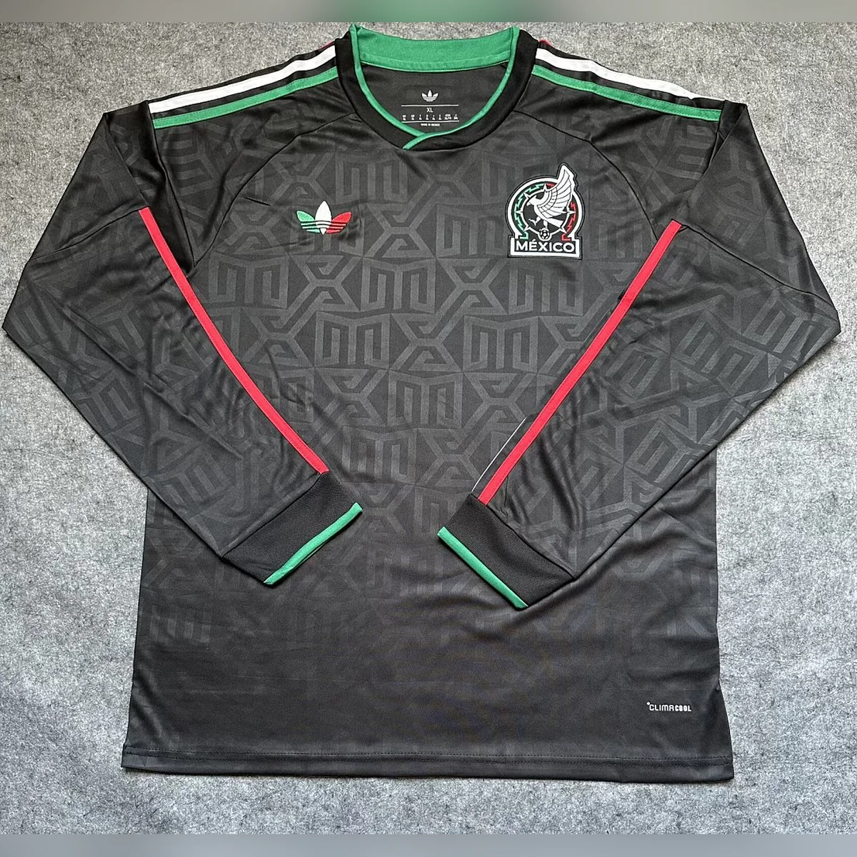 Tifoso Store Maglie da Calcio Messico 2026/27 maglia nera manica lunga