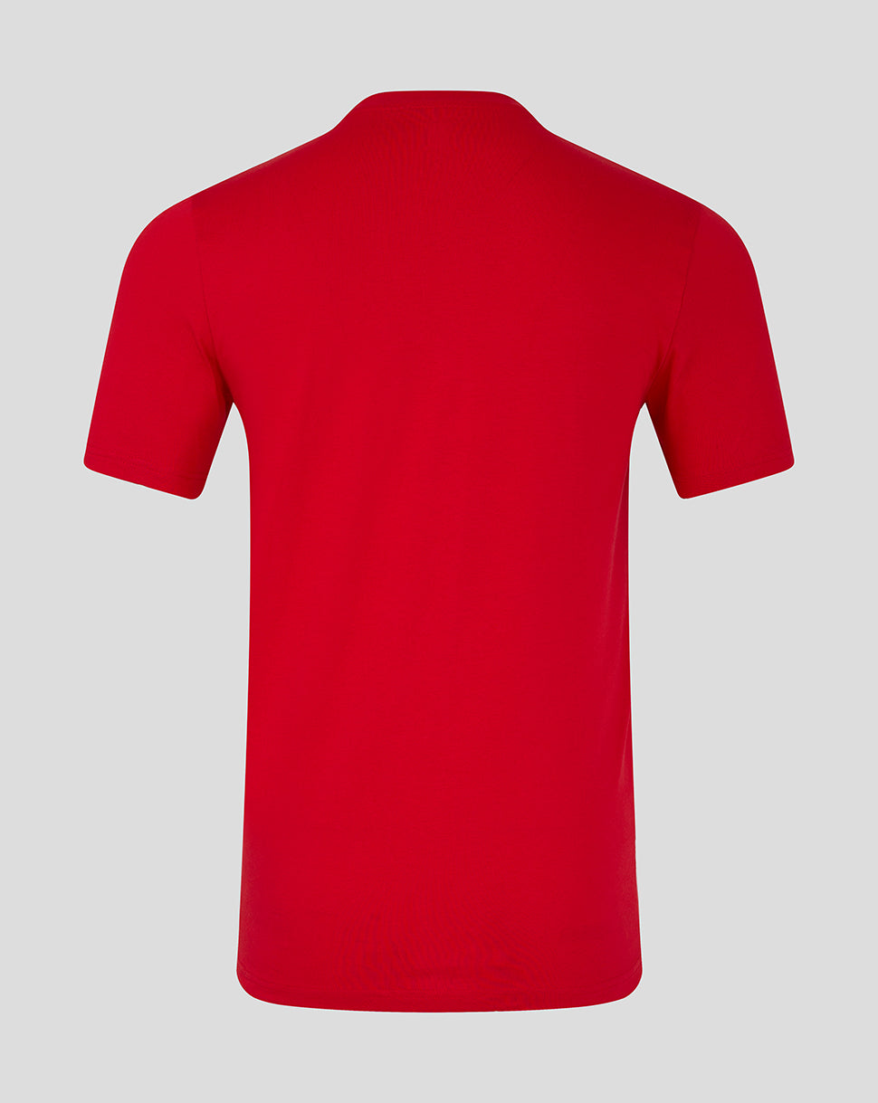Twente Lifestyle Core Logo T-Shirt Rossa L Cotone