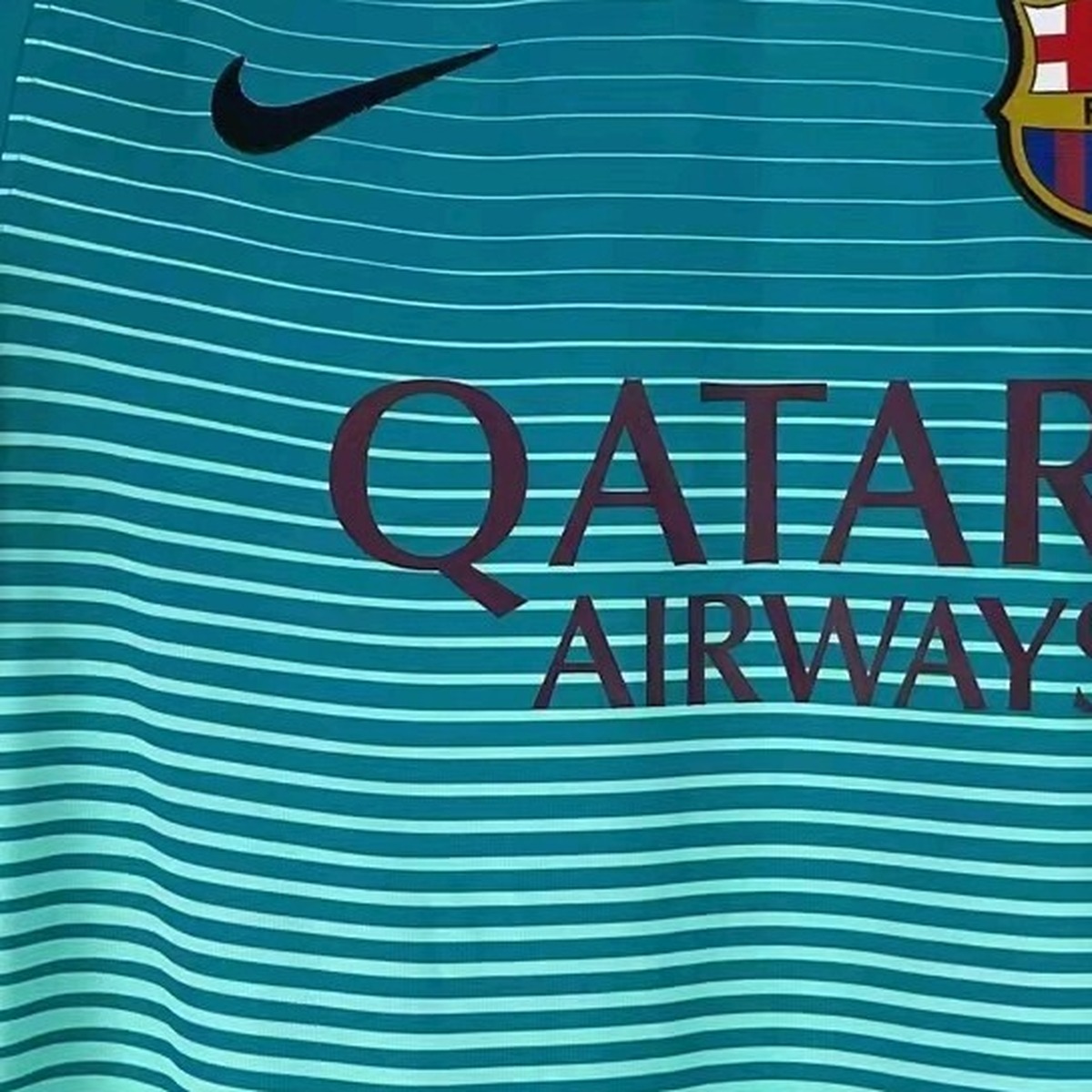 Barcellona 2016/17 Terza Maglia Third verde smeraldo