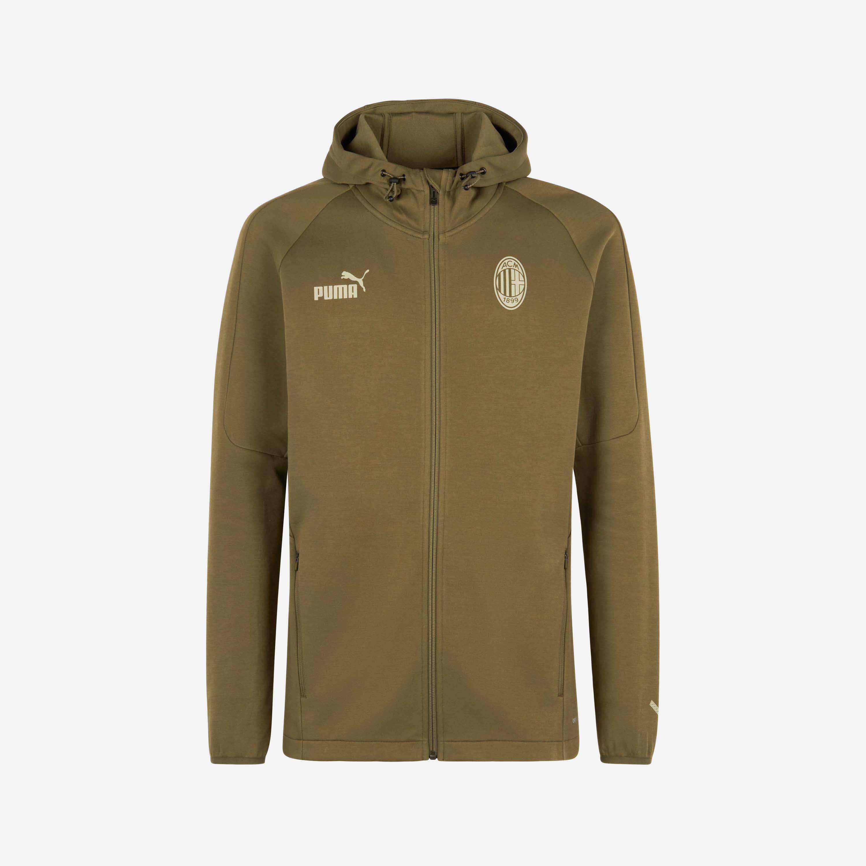 AC Milan Casuals 2022/23 giacca uomo zip cappuccio drycell
