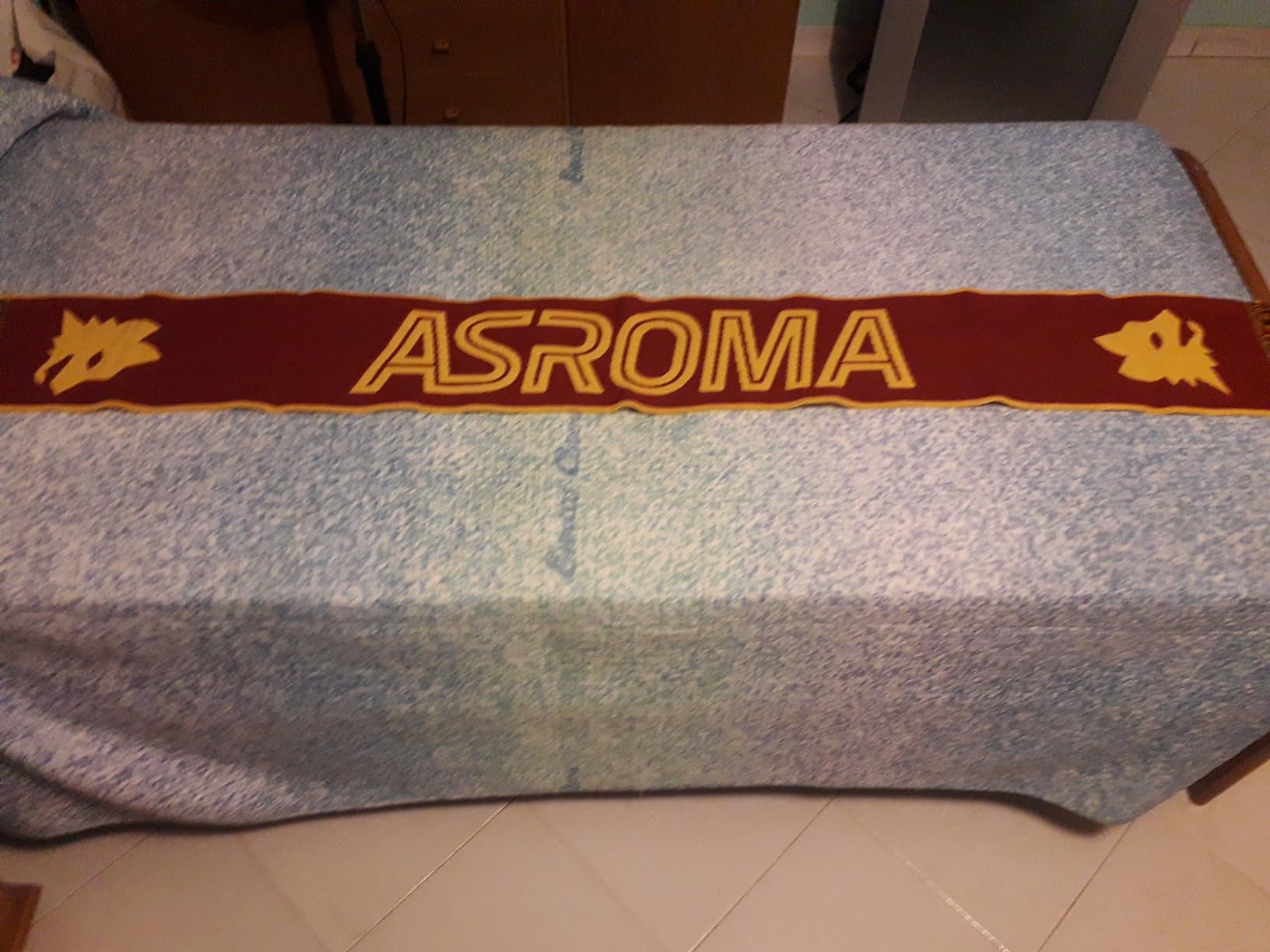 AS Roma Sciarpa gialla tifoso gadget ufficiale