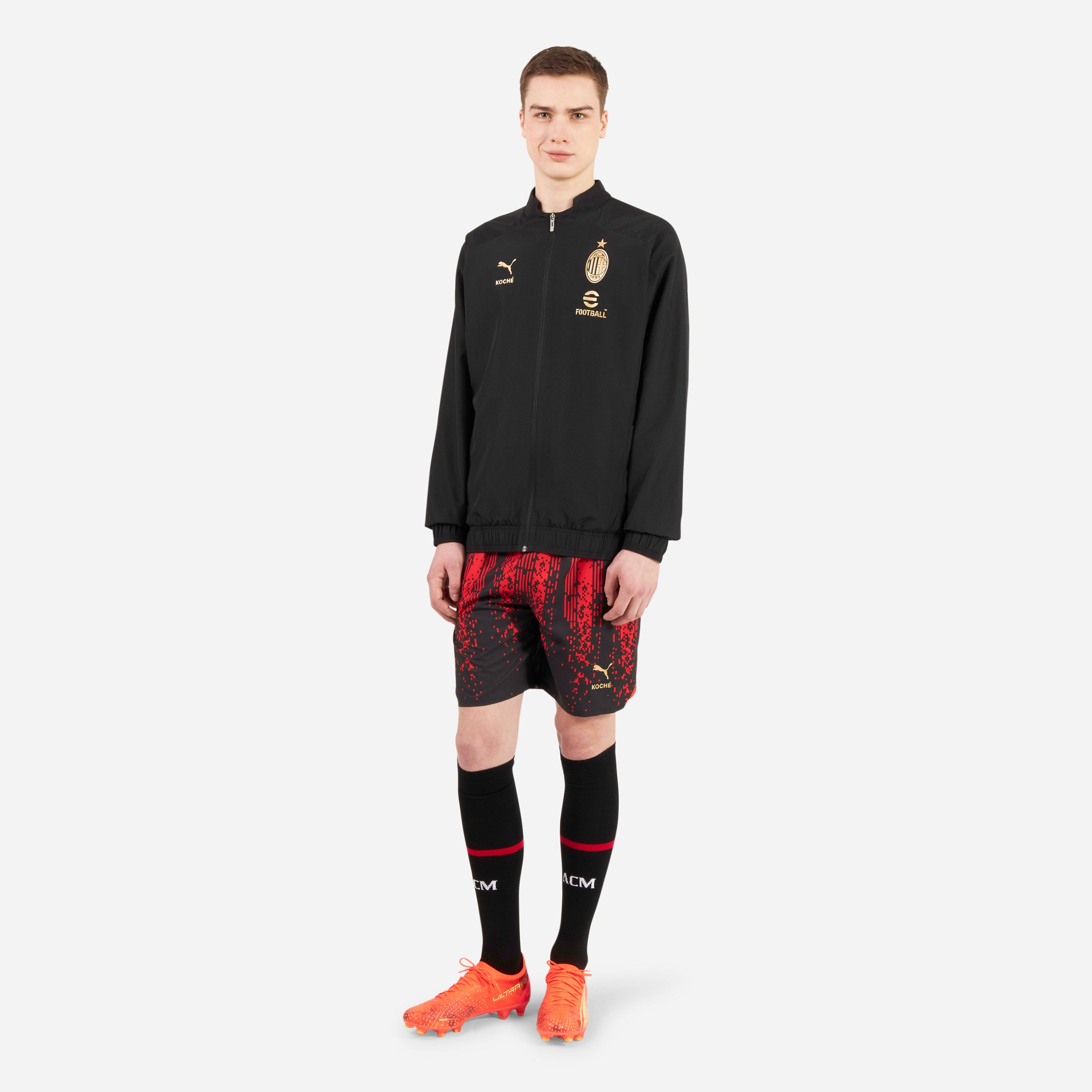 AC Milan Koché Prematch giacca zip uomo 2022/23