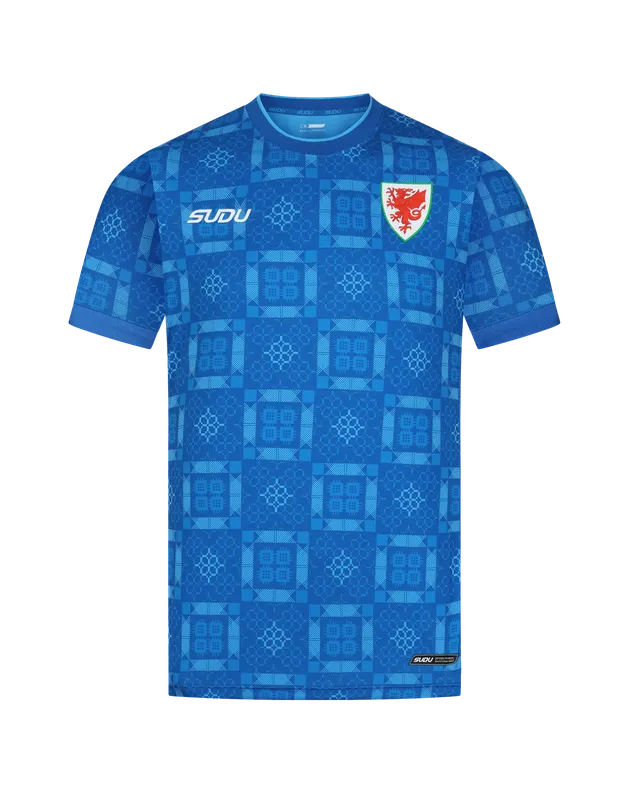 Wales Goalkeeper Kit SUDU 2026-27 maglia portiere blu junior