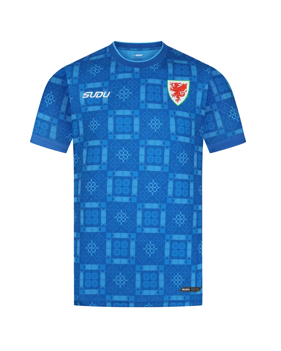 Wales Goalkeeper Kit SUDU 2026-27 maglia portiere blu junior