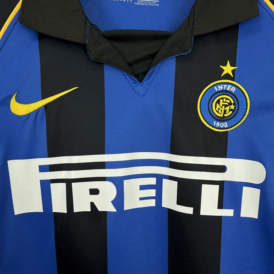 Inter 2001/02 maglia calcio retro nerazzurra S-XXL