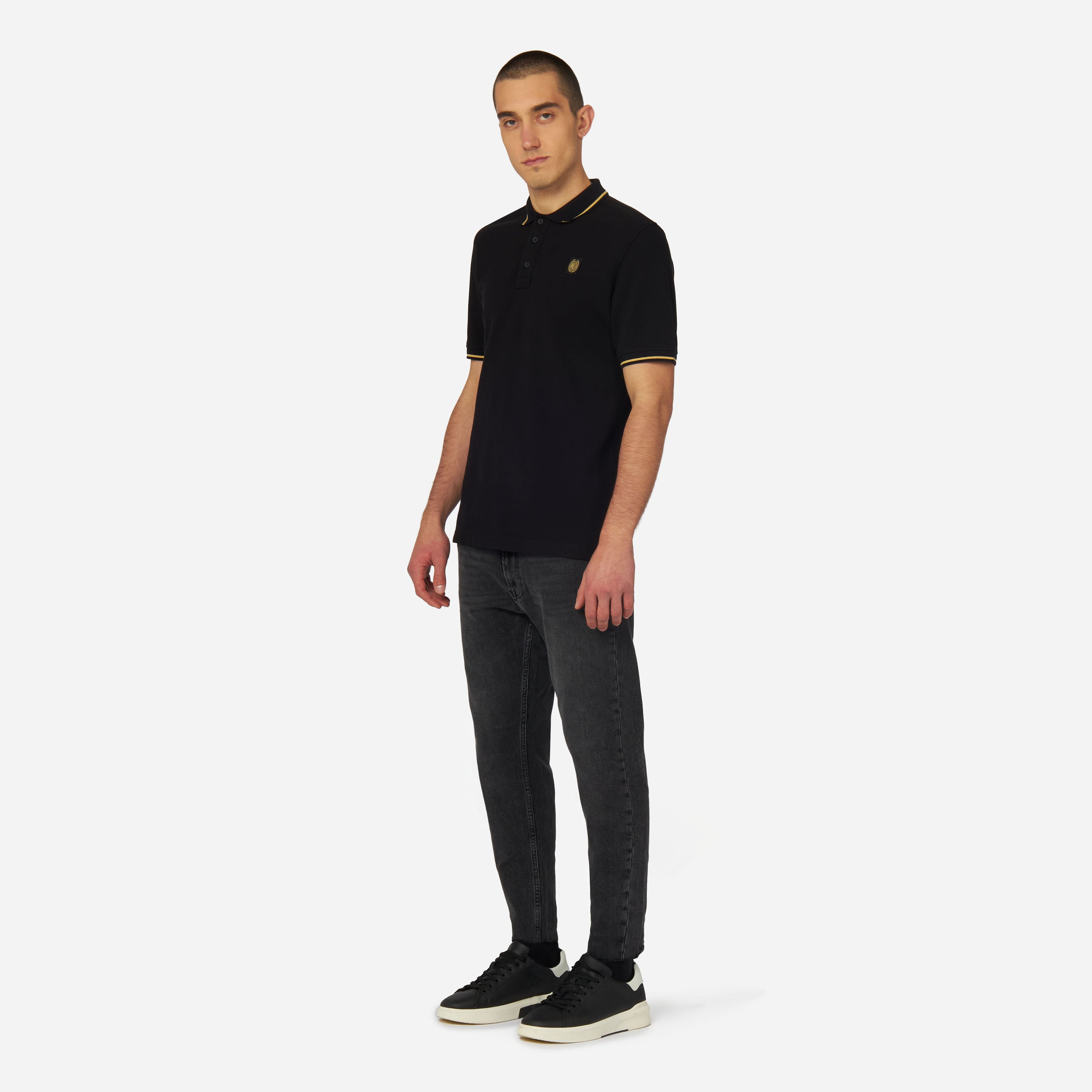 AC Milan Gold Essential polo uomo manica corta cotone