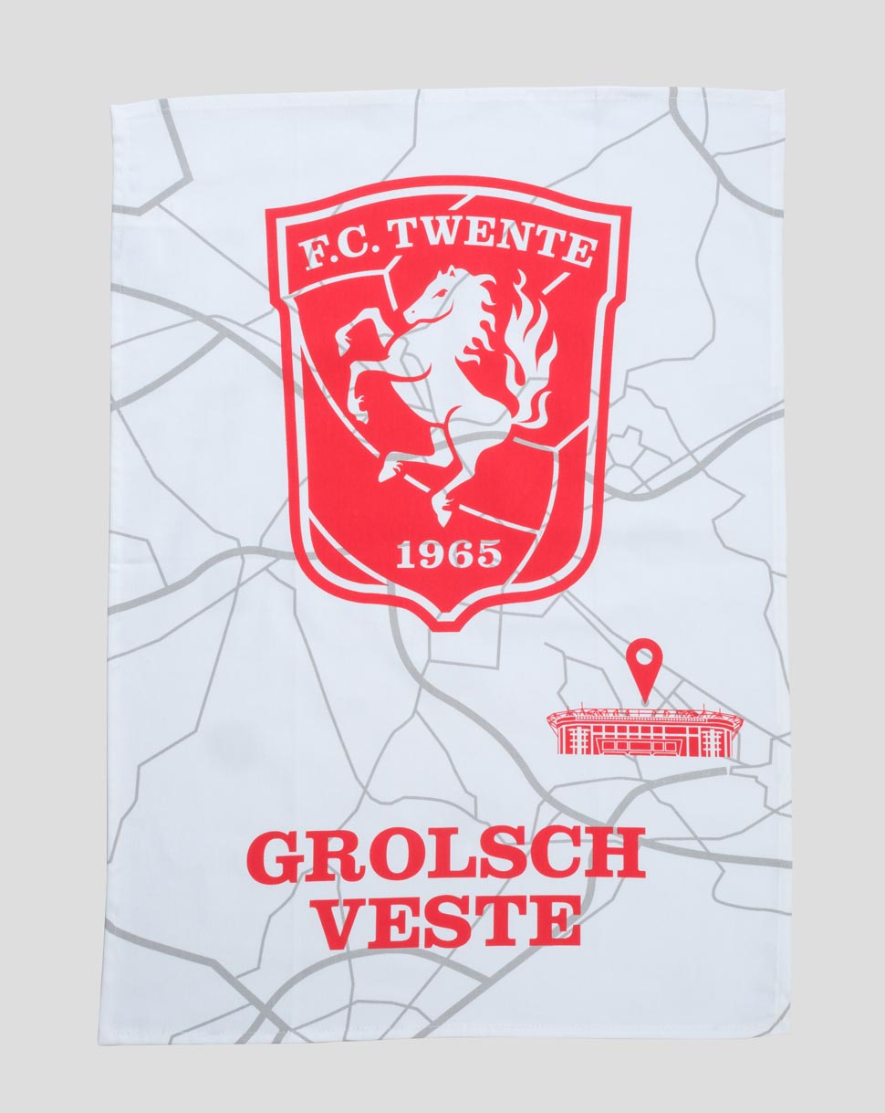 FC Twente Set Strofinacci Cucina Cotone 2 Pezzi O/S