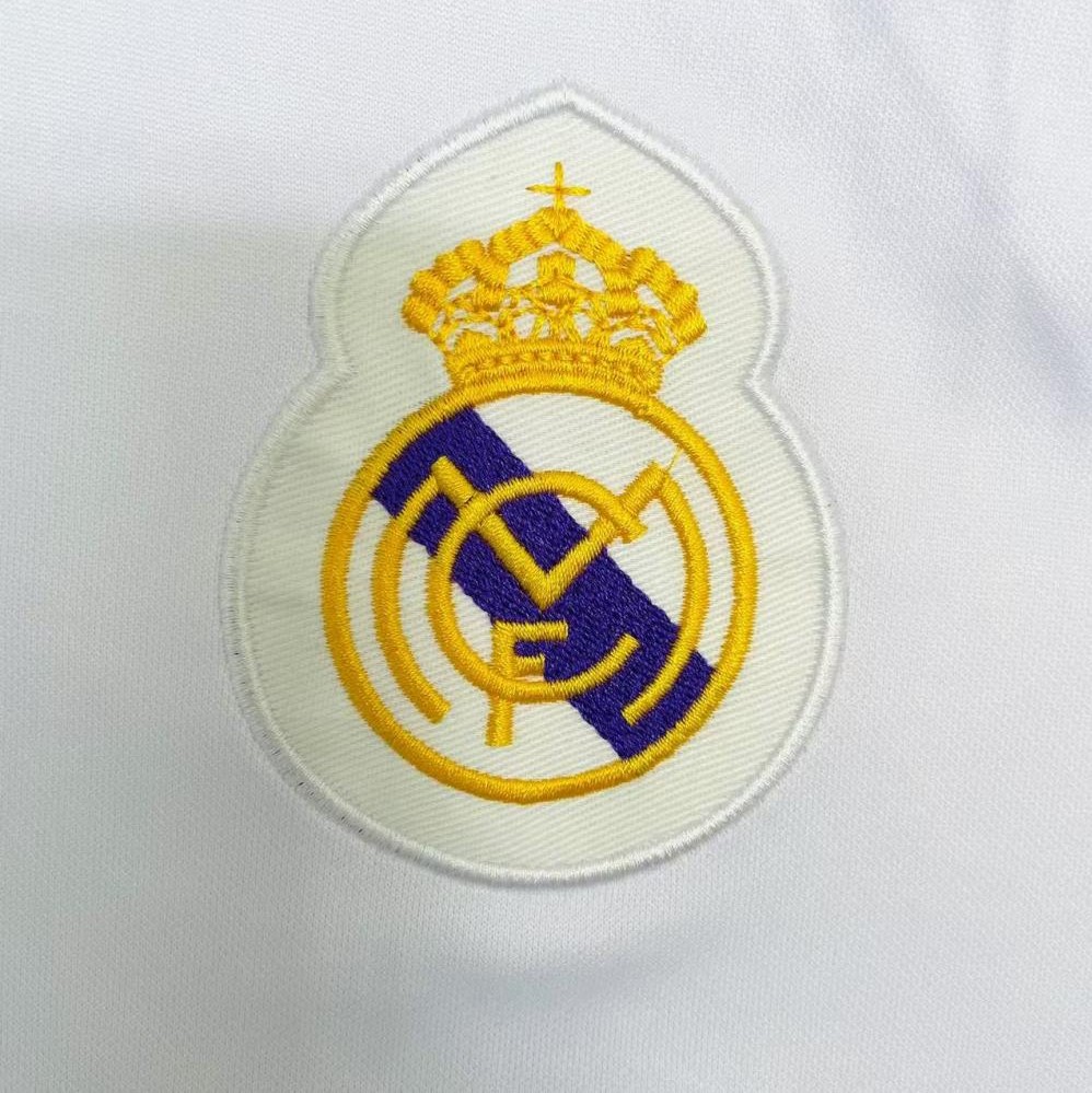 Real Madrid Home 1984/85 maglia calcio retro bianca Zanussi