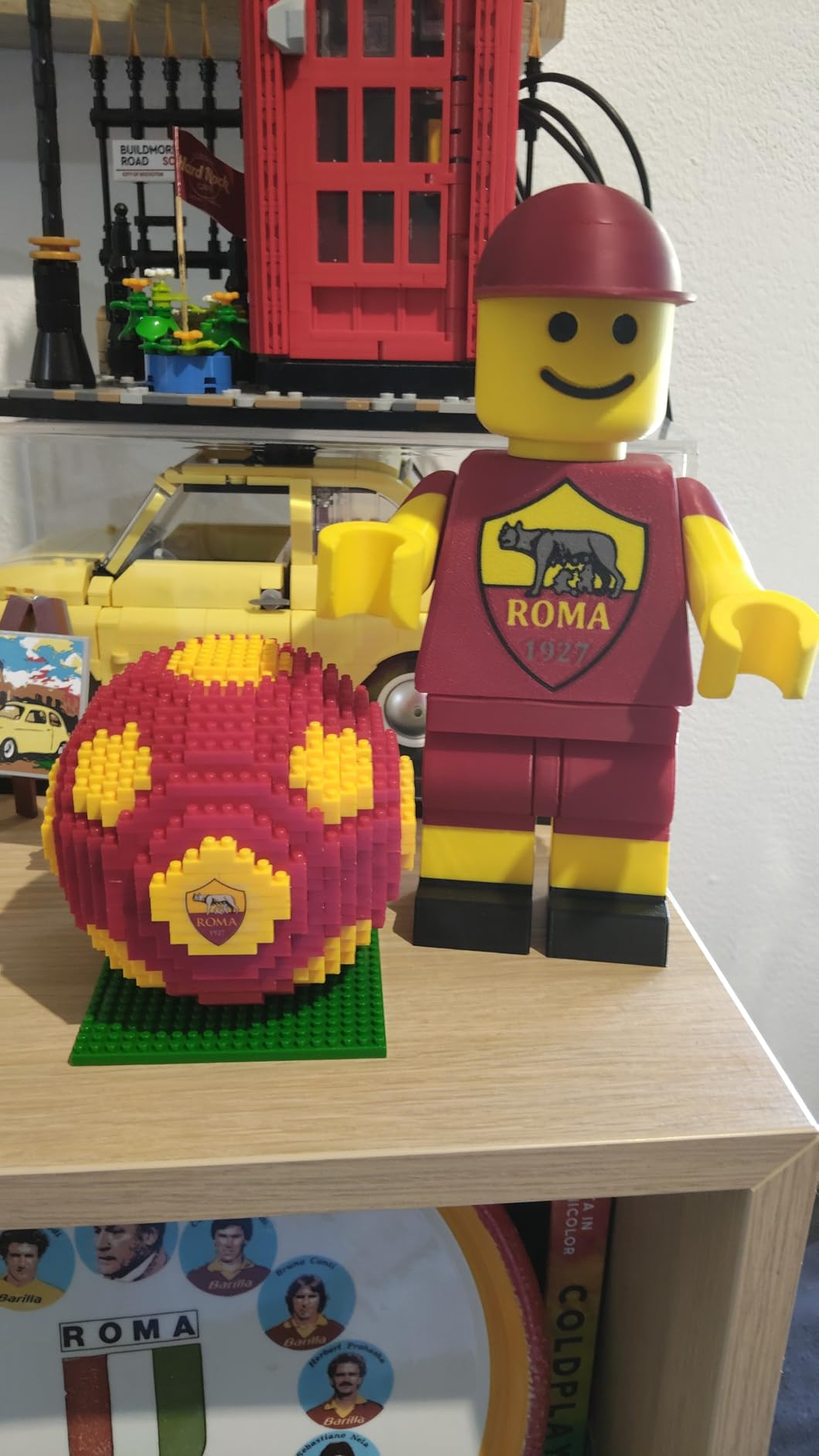 Roma Fanshop BRXLZ Set Gioco Palla 687 pezzi