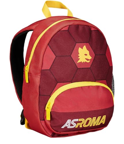 AS Roma Seven zaino asilo small nero bambino