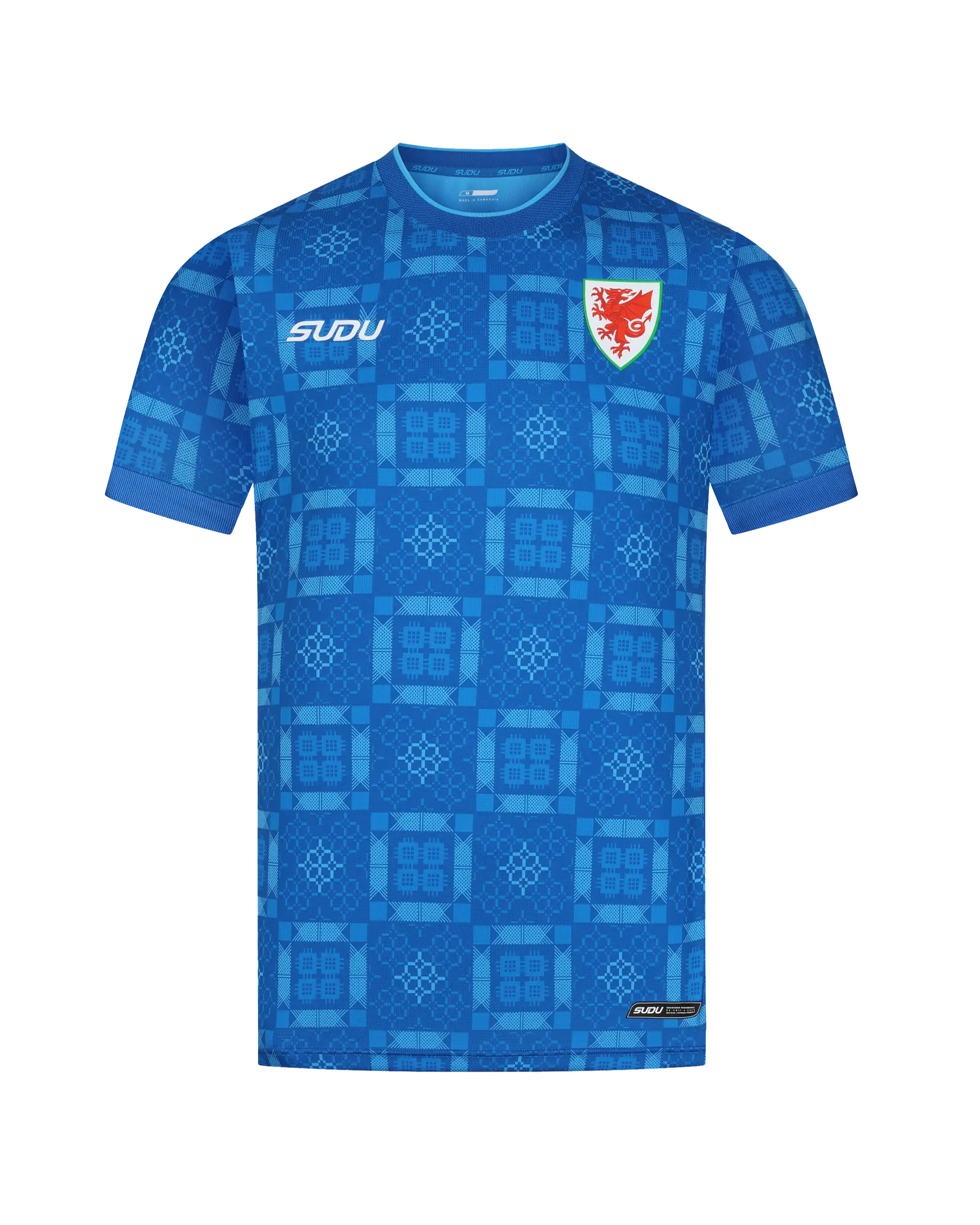 Wales Goalkeeper Kit SUDU 2026-27 maglia portiere blu junior