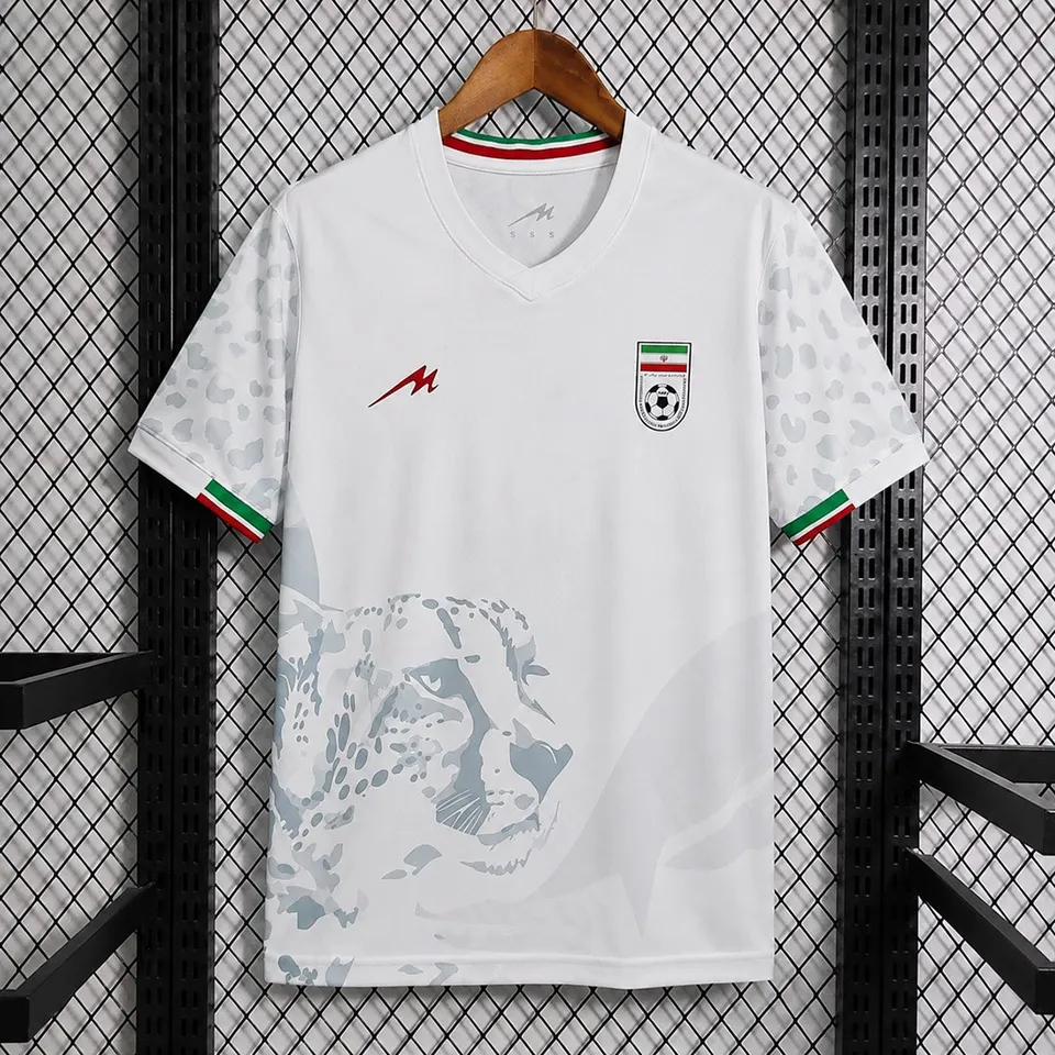 Tifoso Store Maglie da Calcio Prima Maglia Iran Mondiale 2026 home bianca