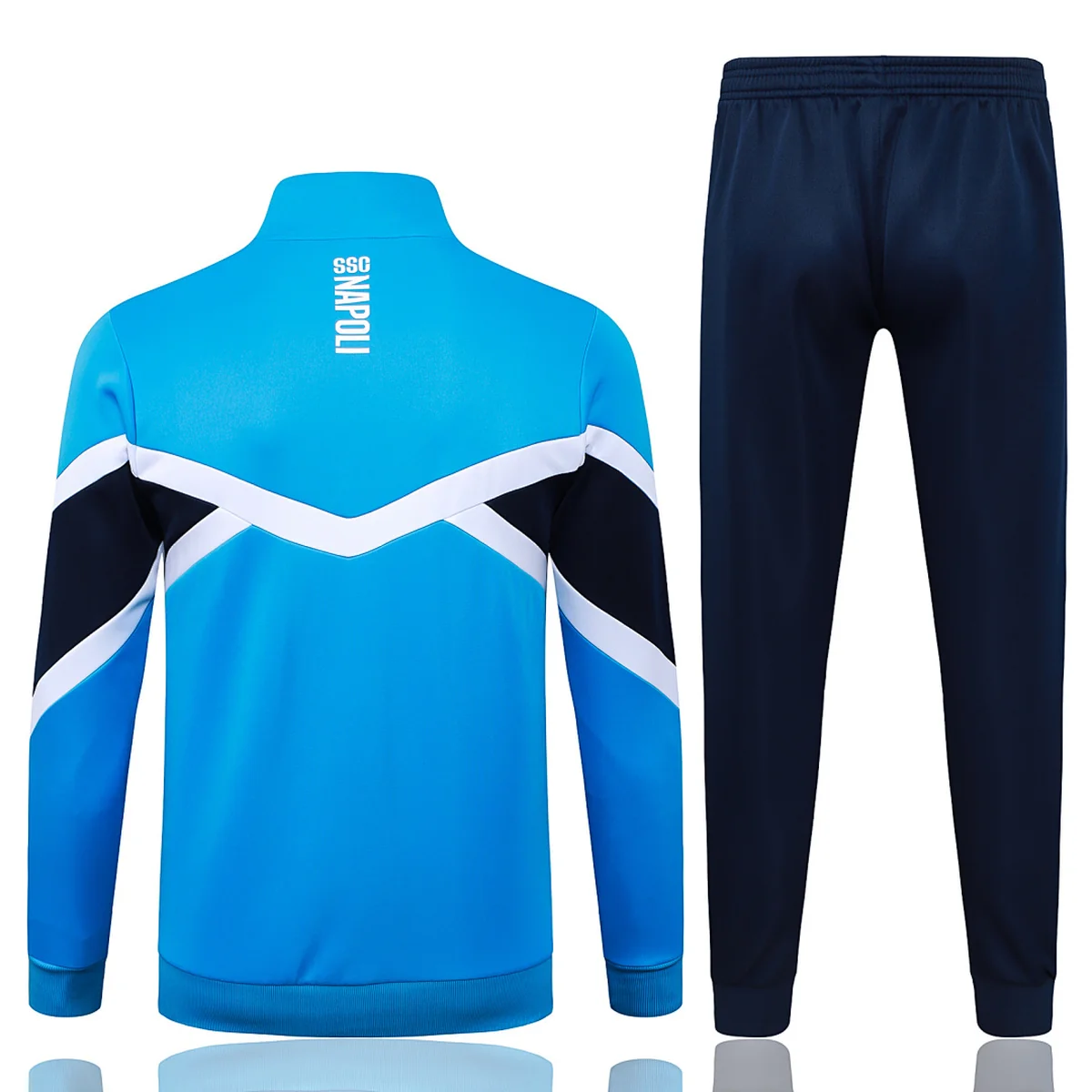 Napoli 2025/26 tuta azzurra V bianca blu taglie S-XXL