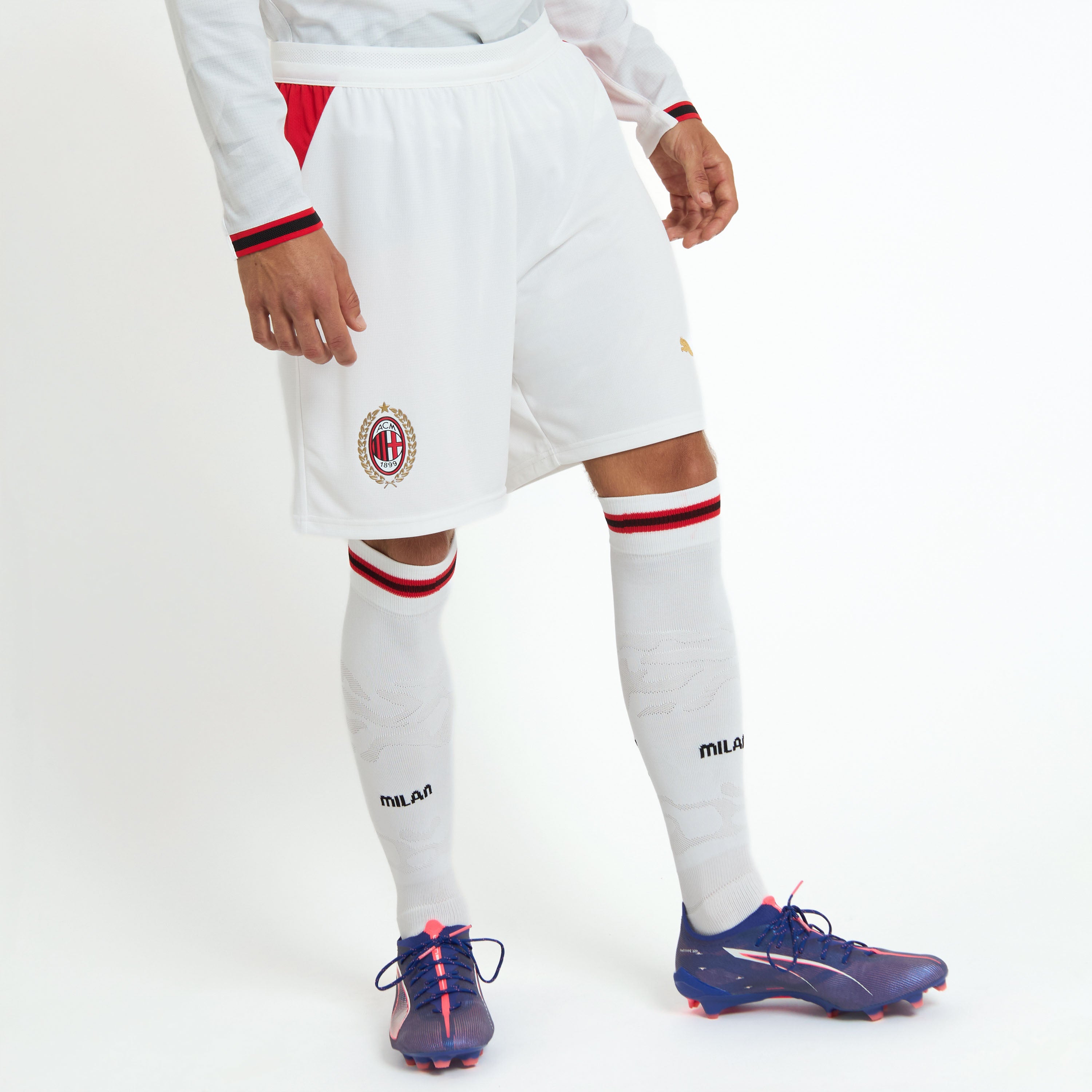 AC Milan Kit Gara 2026/27 pantaloncini away bianchi uomo