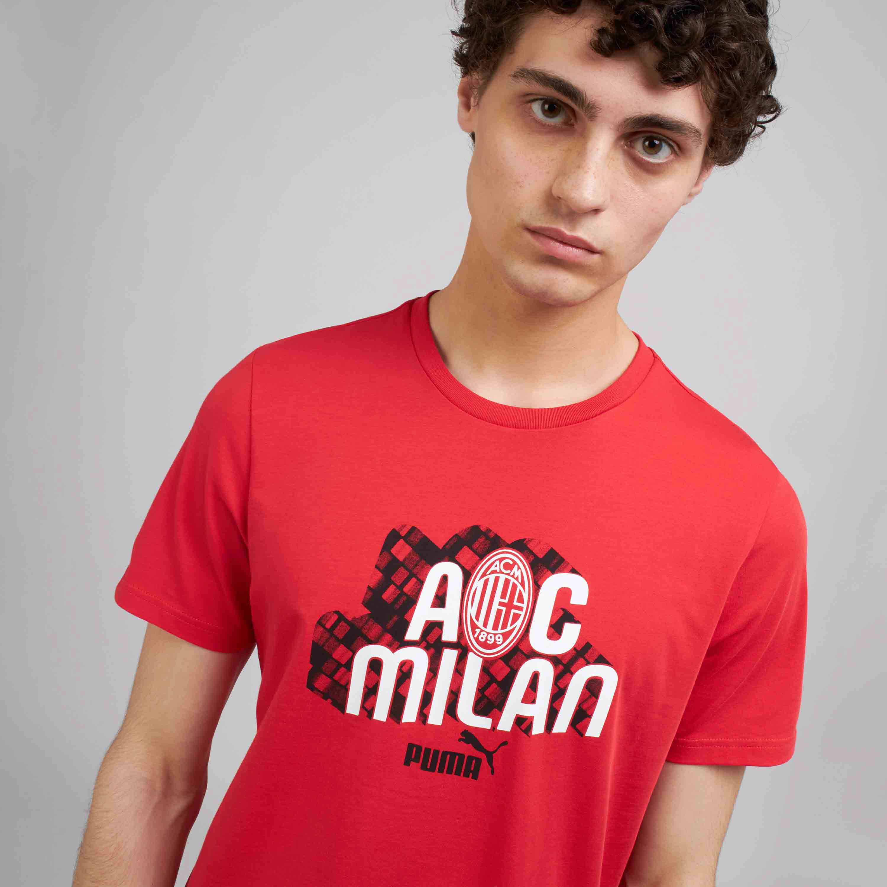 AC Milan Culture t-shirt uomo rossa manica corta
