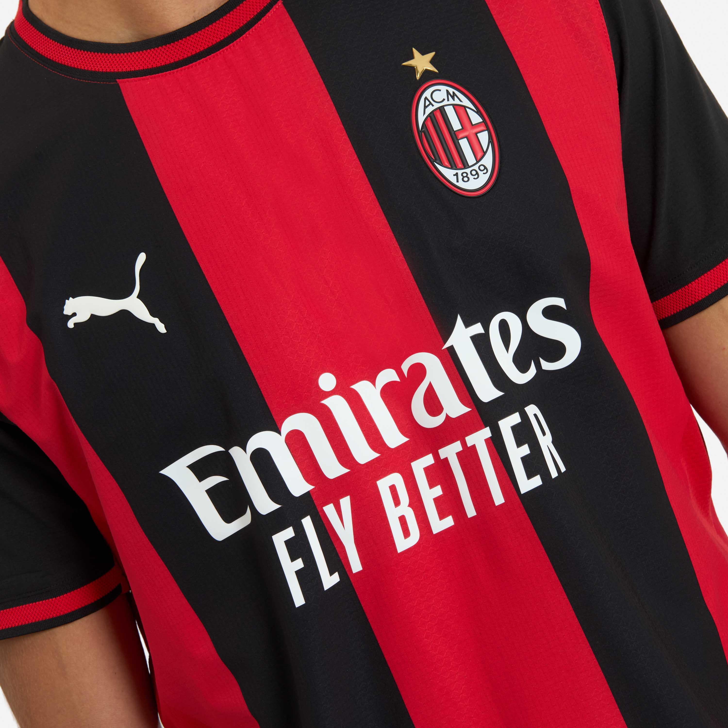 AC Milan Kit Gara Home Authentic 2026/27 Maglia Uomo M