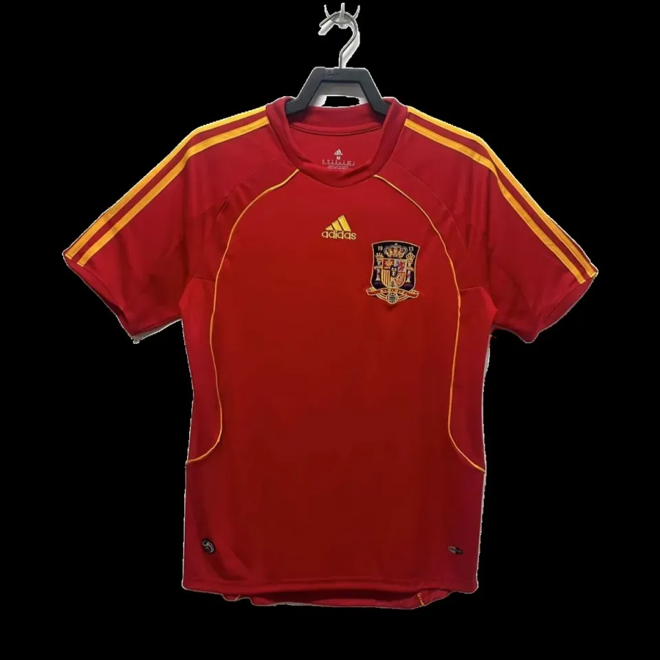 Tifoso Store Maglie da Calcio Spagna Retro 2008 maglia rossa S-XXL