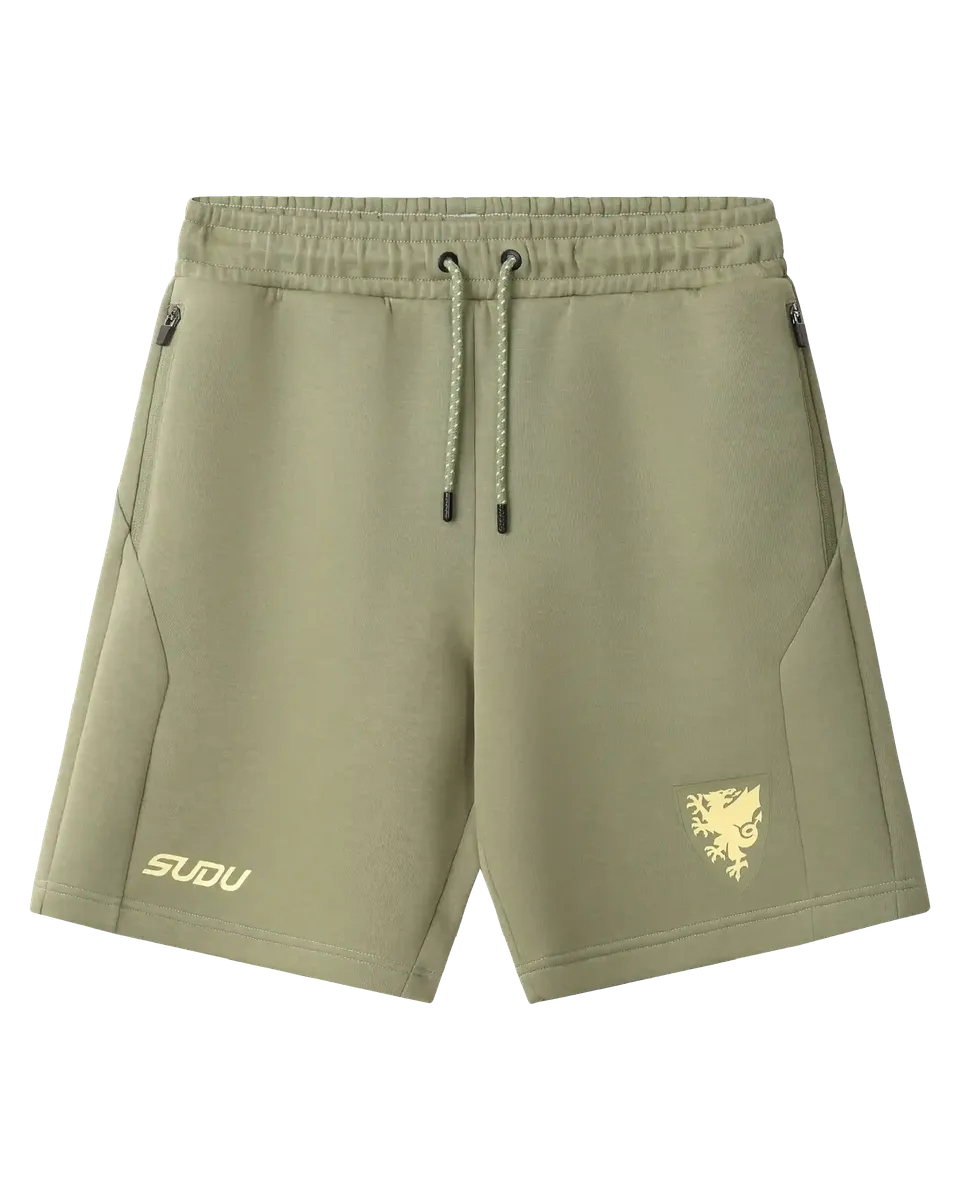 Wales SUDU Travel 2026-27 pantaloncino uomo verde oliva