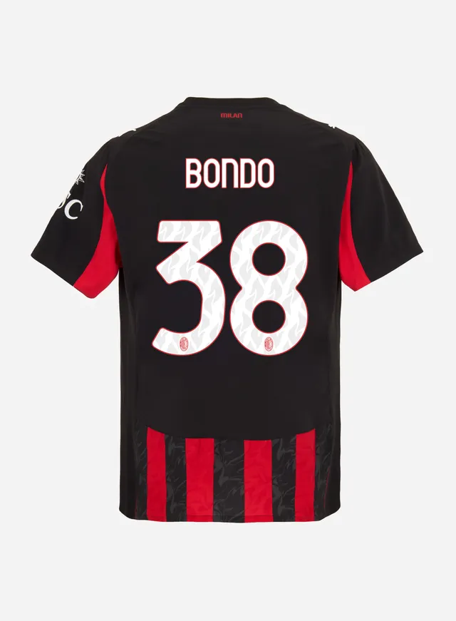 AC Milan Kit Gara Milan Bondo 38 maglia uomo tifoso