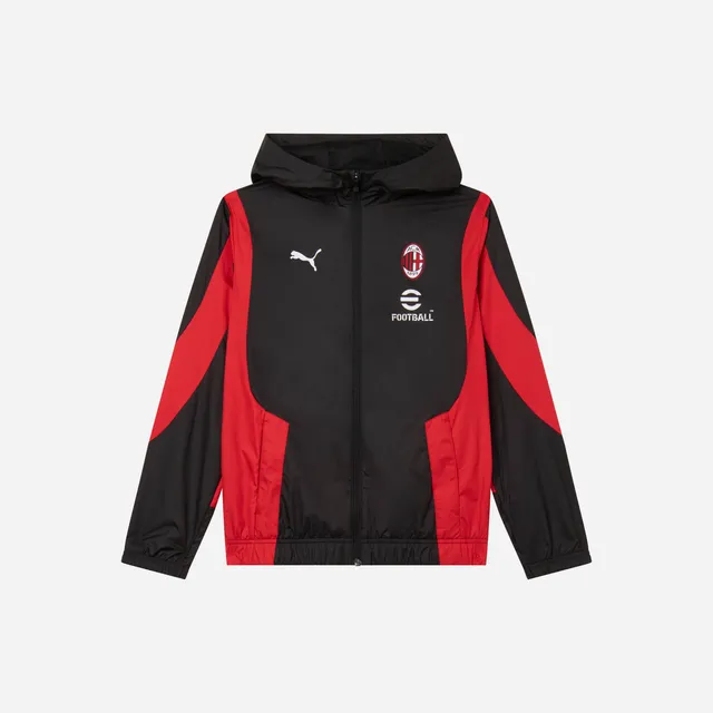 AC Milan Prematch 2023/24 giacca bambino zip cappuccio drycell